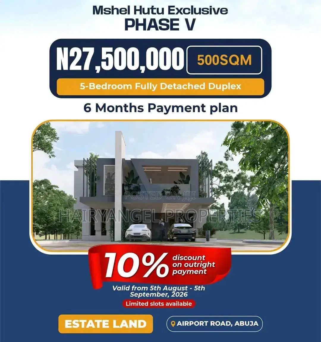 10% Discount Land for Sale in Abuja Airport Road Before Centinary City in Sabon Lugbe