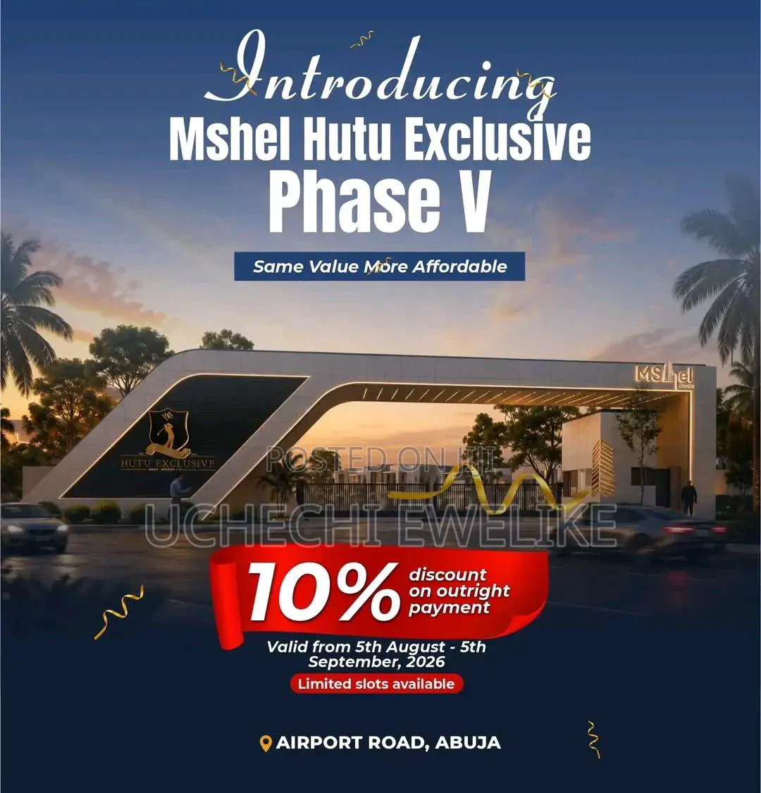 10% Discount Land for Sale in Abuja Airport Road Before Centinary City in Sabon Lugbe