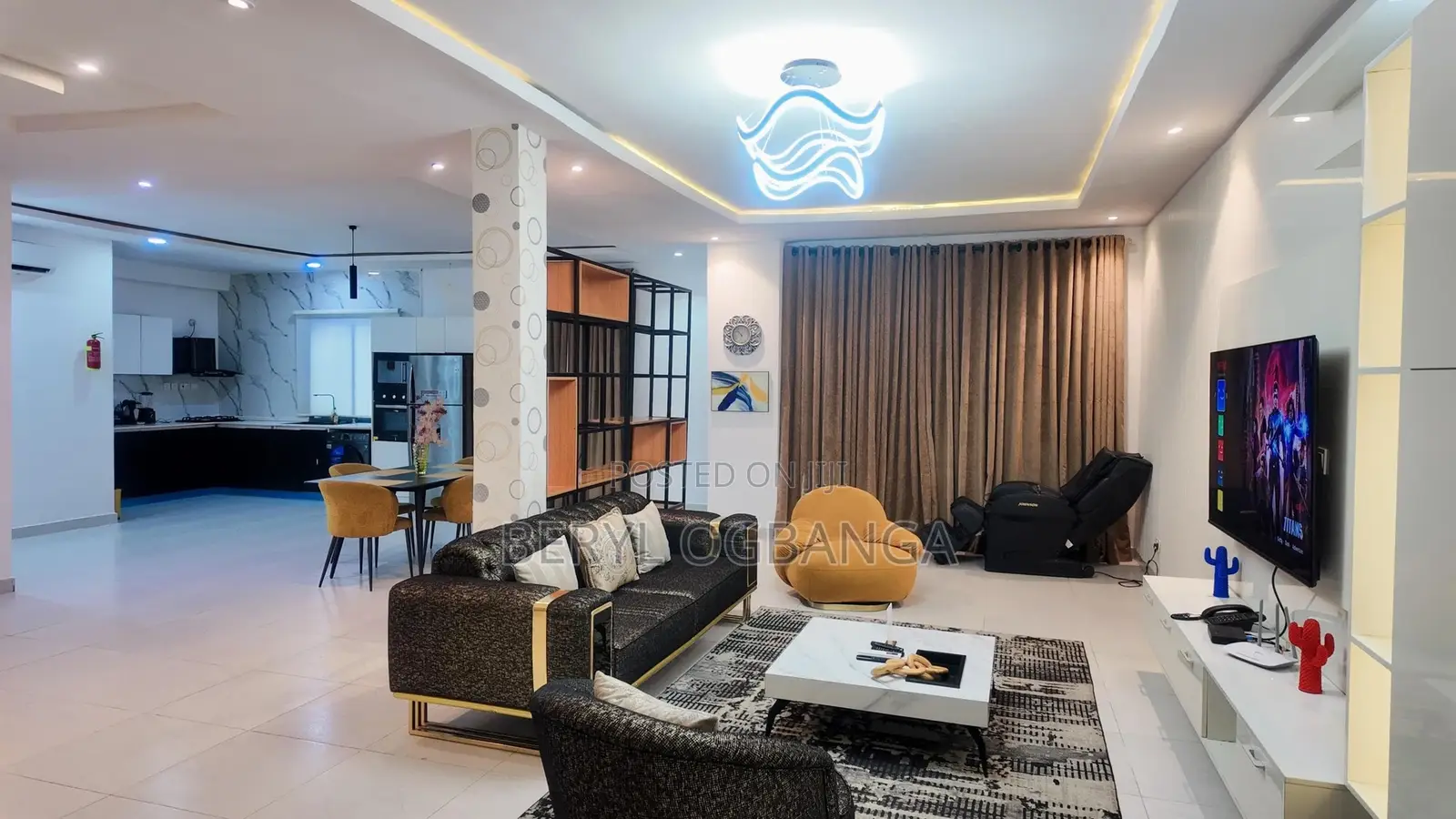 Pent Floor 2 Bedroom Apartment With a Rooftop Swimming Pool in Lekki Phase 1