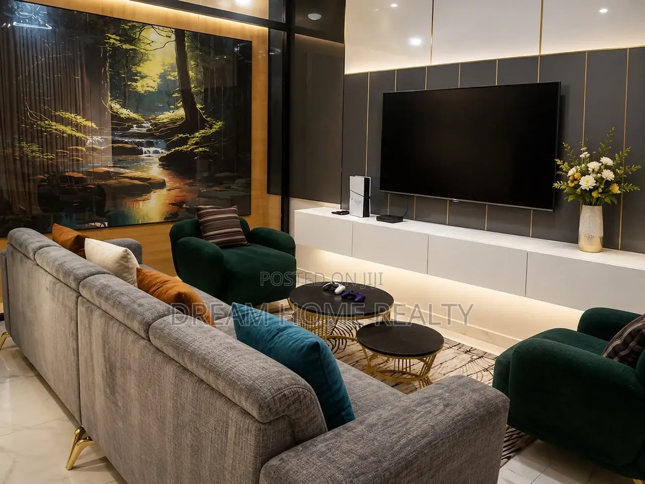 Furnished 3bdrm Duplex in Ikota Estate for rent in Ikota