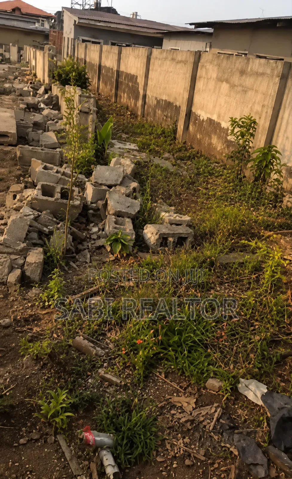 Full Plot of Land Measuring 625SQM Fenced Gated at Off Aderupoko Street in Alagbado