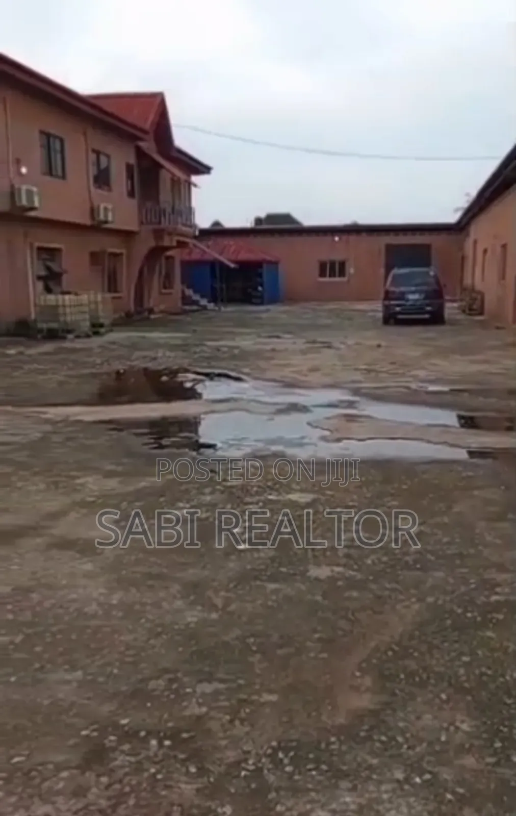 9 Plots With a 5 Bays Warehouse of a Storey Building at Oluwaga Ipaja in Iyana Ipaja