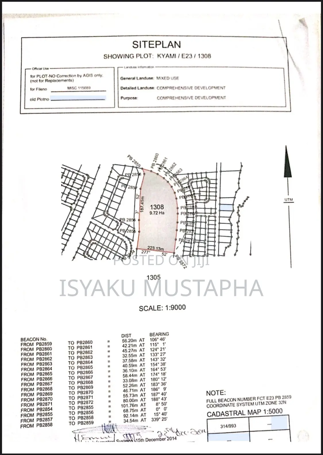 Right of Occupancy in Kiami