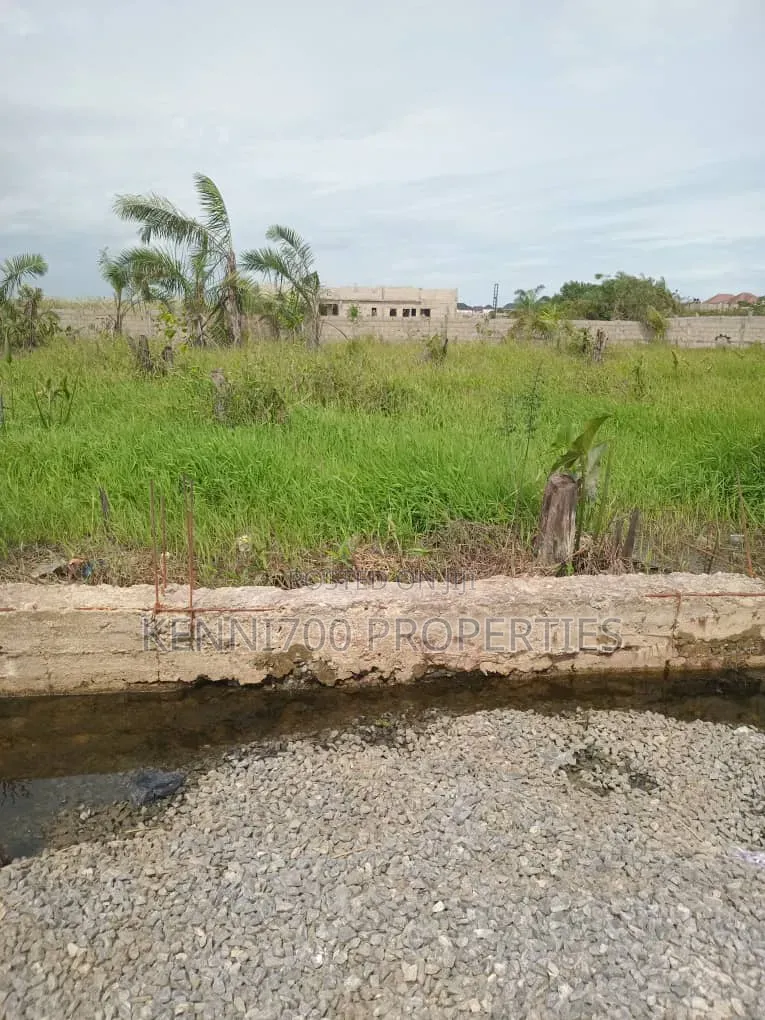 Mash Land in Okun Ajah Near the Beach Coastal Road in Ogombo