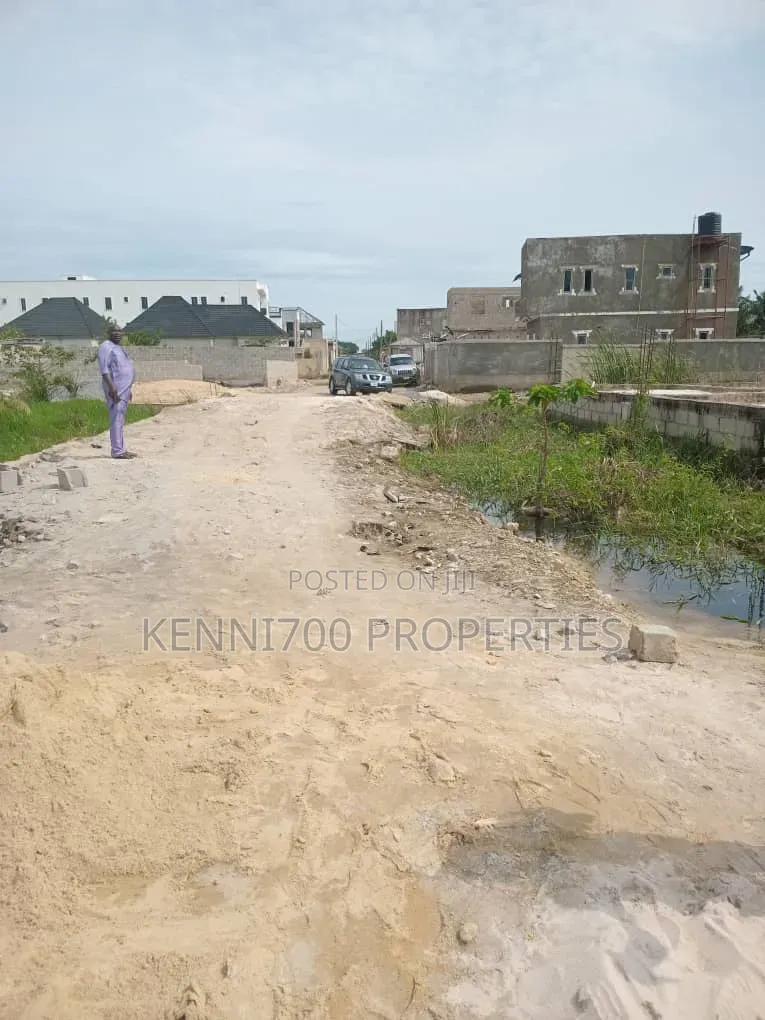 Mash Land in Okun Ajah Near the Beach Coastal Road in Ogombo