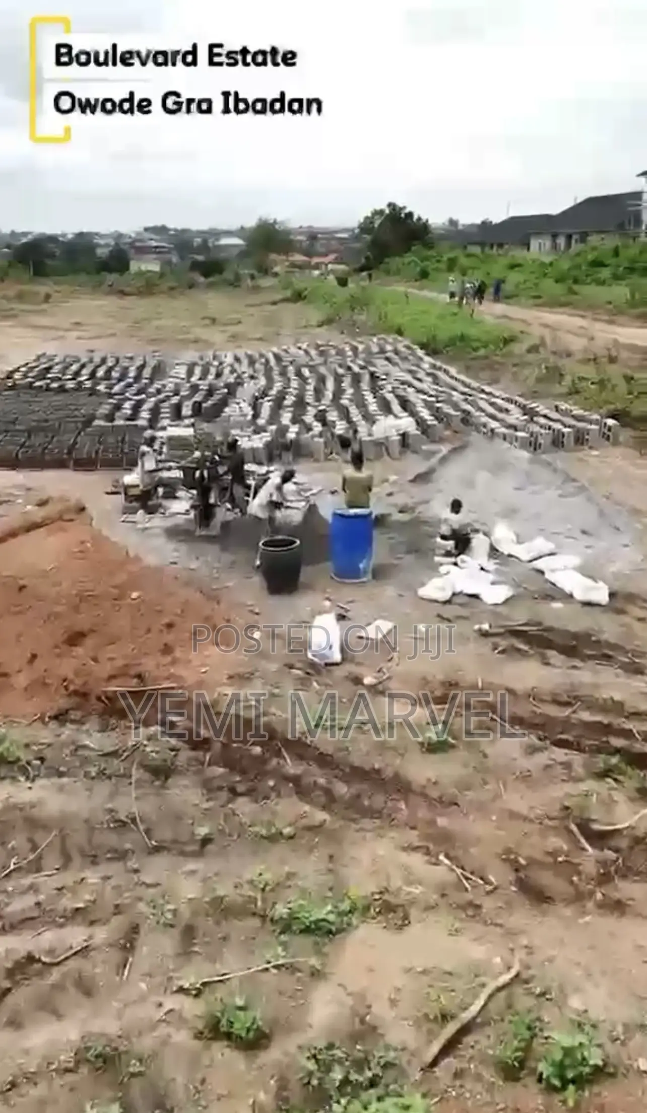 Boulevard, Owode GRA With CofO, Located Along Apata, Ibadan in Apata