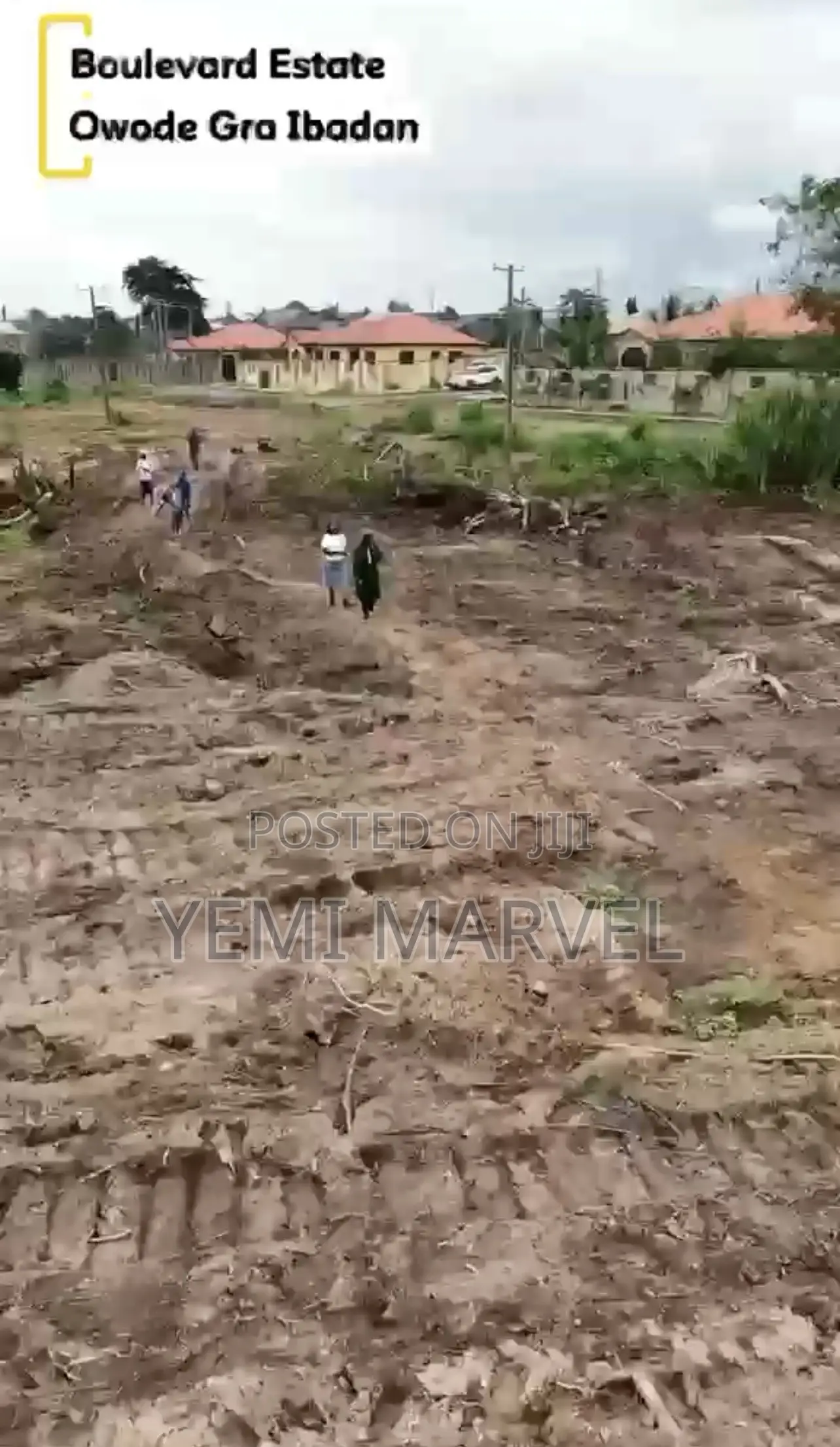 Boulevard, Owode GRA With CofO, Located Along Apata, Ibadan in Apata