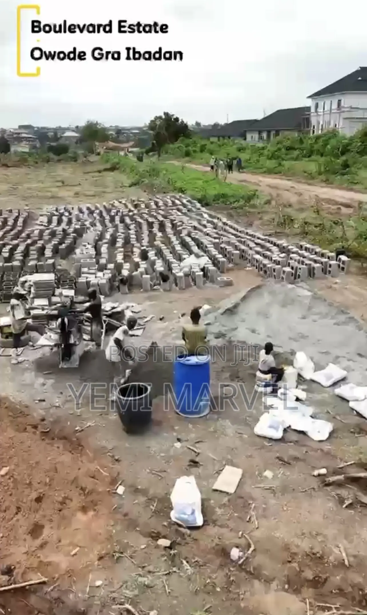Boulevard, Owode GRA With CofO, Located Along Apata, Ibadan in Apata
