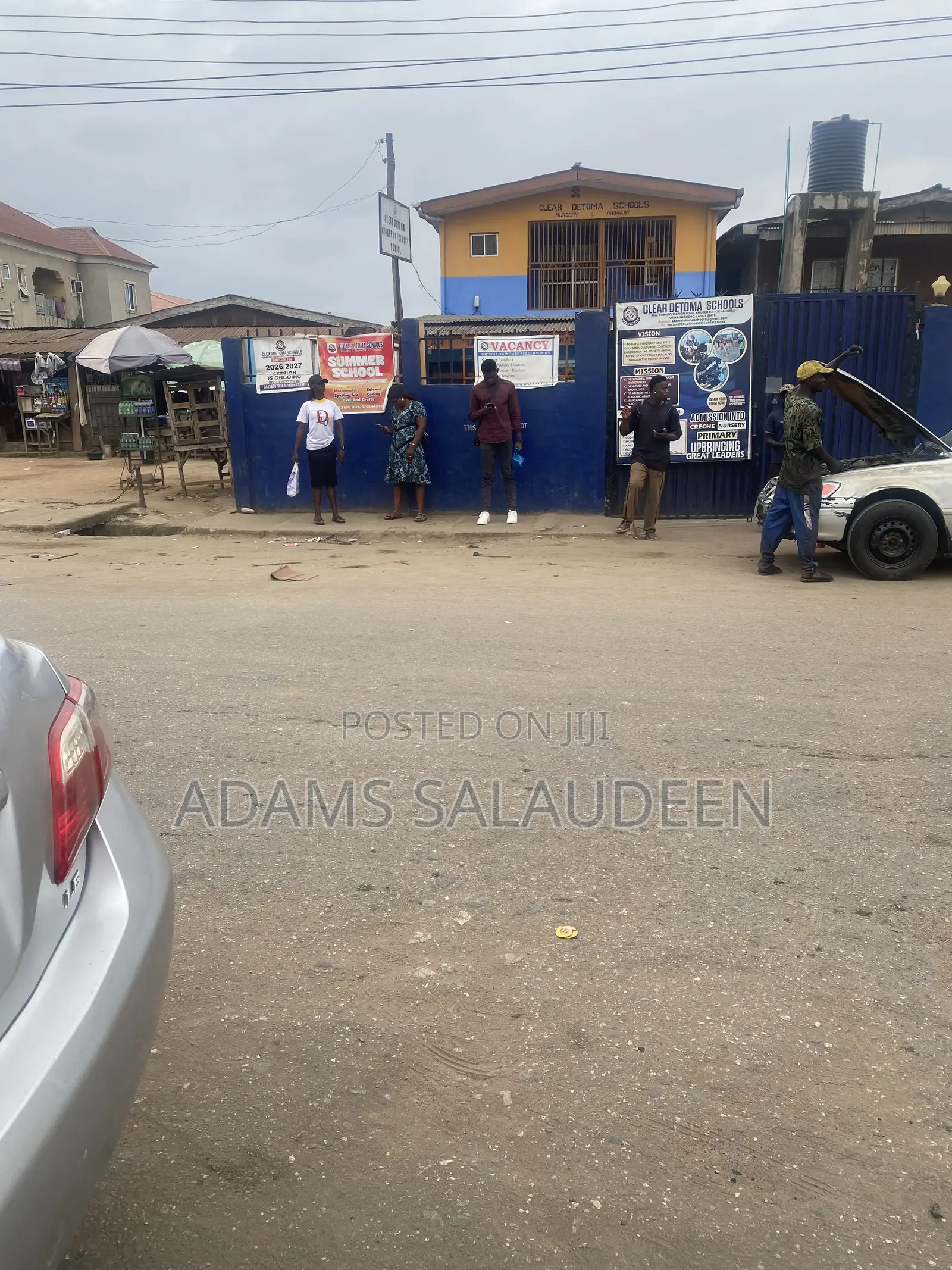 School on Tarred Road That Can Be Converted to Residential and Commerc in Abule Egba