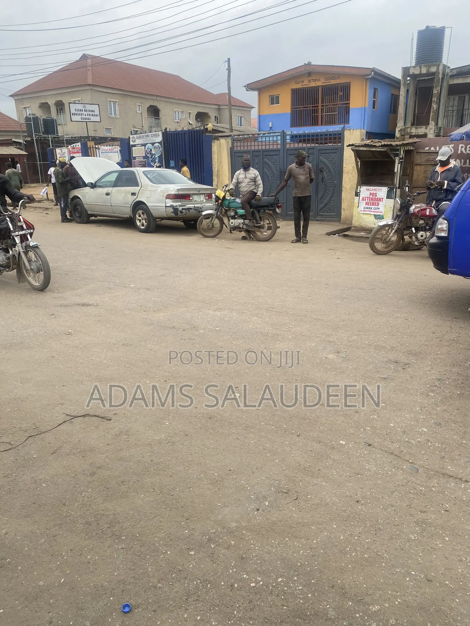 School on Tarred Road That Can Be Converted to Residential and Commerc in Abule Egba
