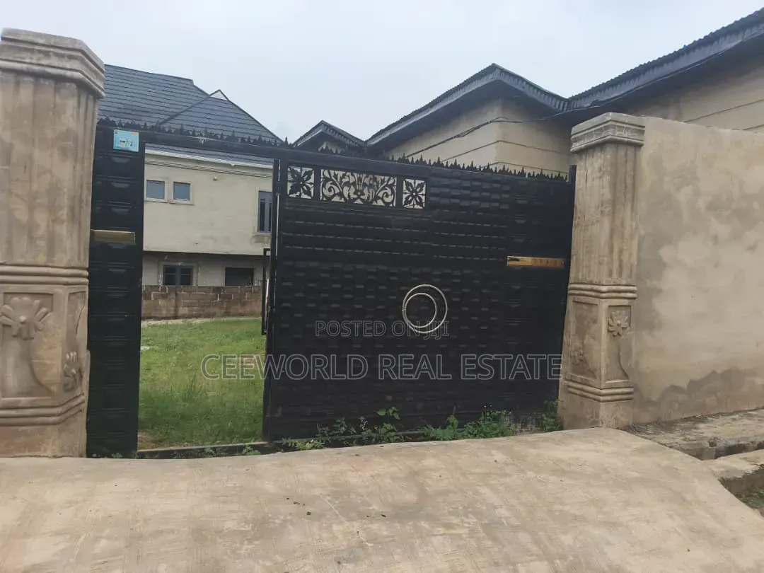 A Standard Plot of Land With Uncompleted Room and Parlour Self Con in Oluyole Estate