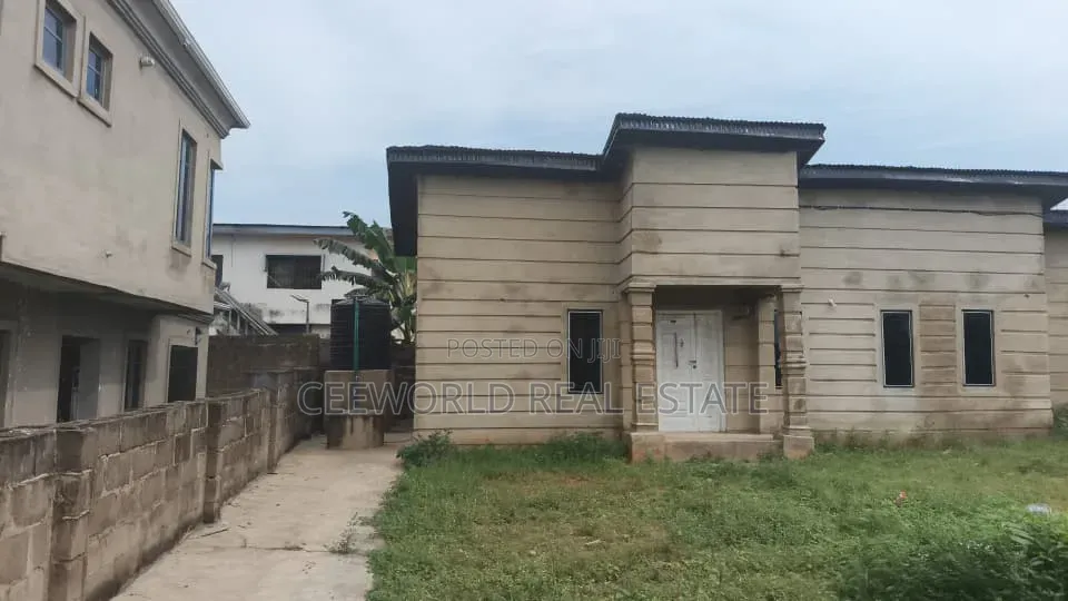 A Standard Plot of Land With Uncompleted Room and Parlour Self Con in Oluyole Estate