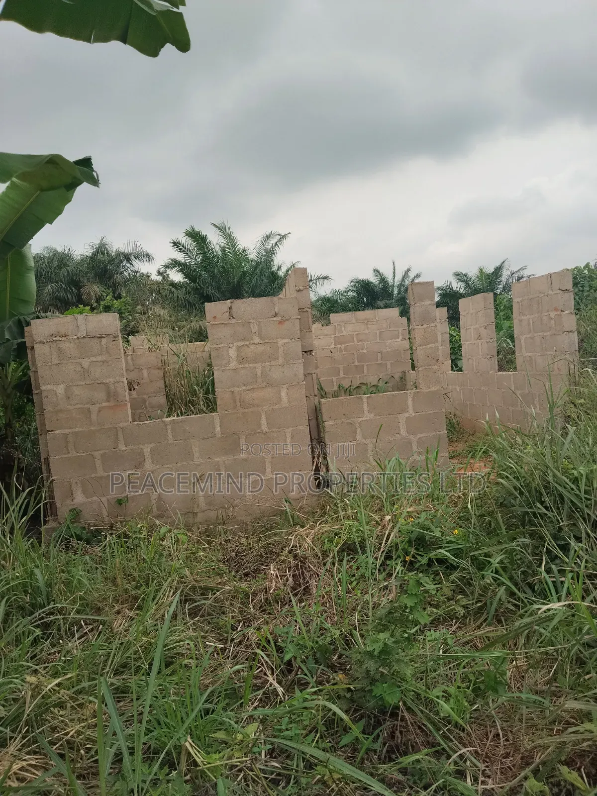 Half Plot With Un Completed 2bedroom Bungalow in Mowe #5m in Obafemi-Owode
