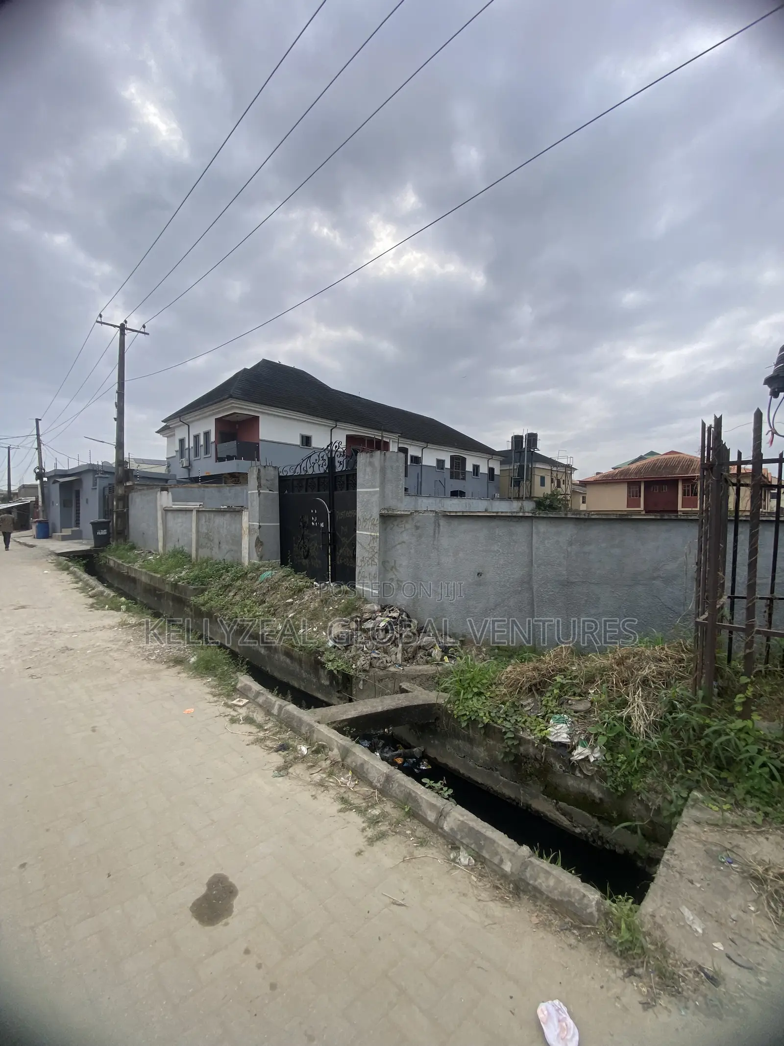 Corner Piece Full Plot of Dry Land for Sale at GloryLand Estate in Ago Palace