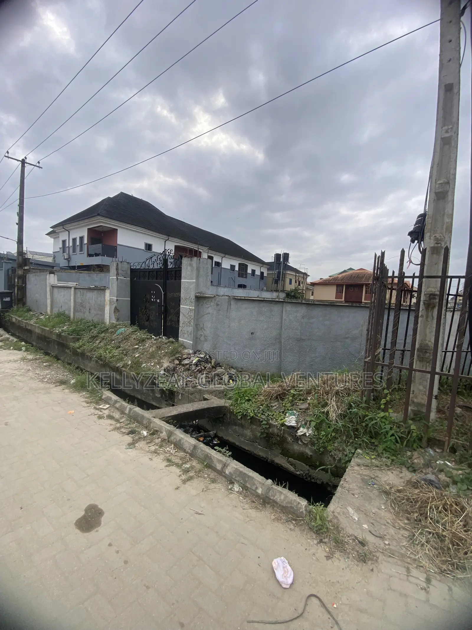 Corner Piece Full Plot of Dry Land for Sale at GloryLand Estate in Ago Palace