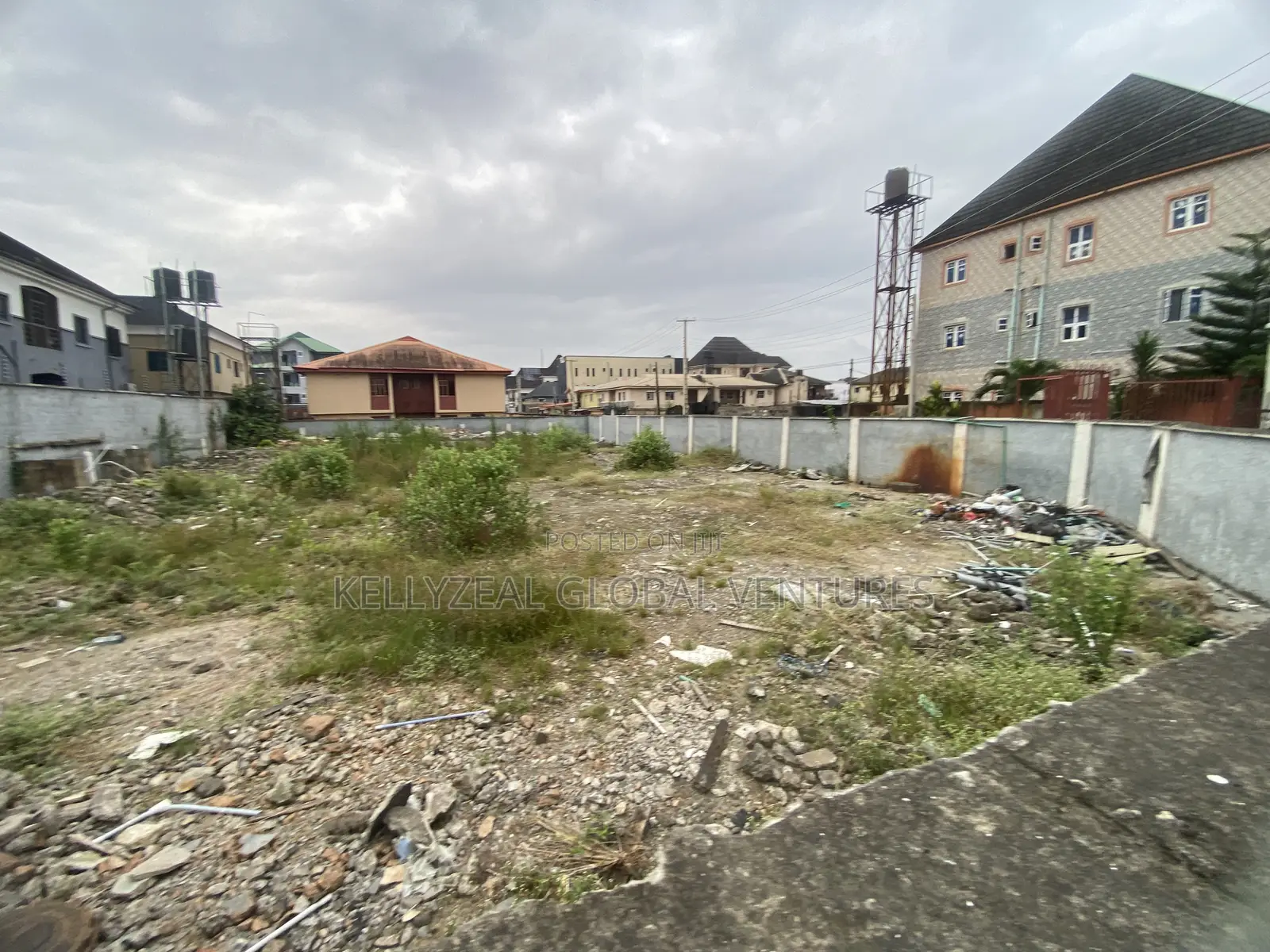Corner Piece Full Plot of Dry Land for Sale at GloryLand Estate in Ago Palace