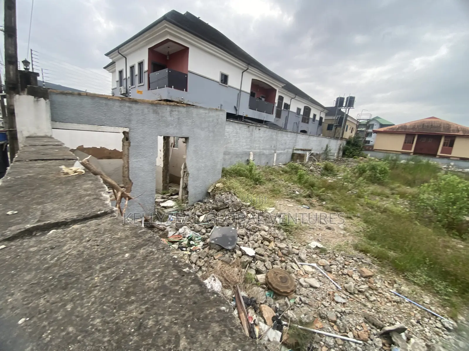Corner Piece Full Plot of Dry Land for Sale at GloryLand Estate in Ago Palace