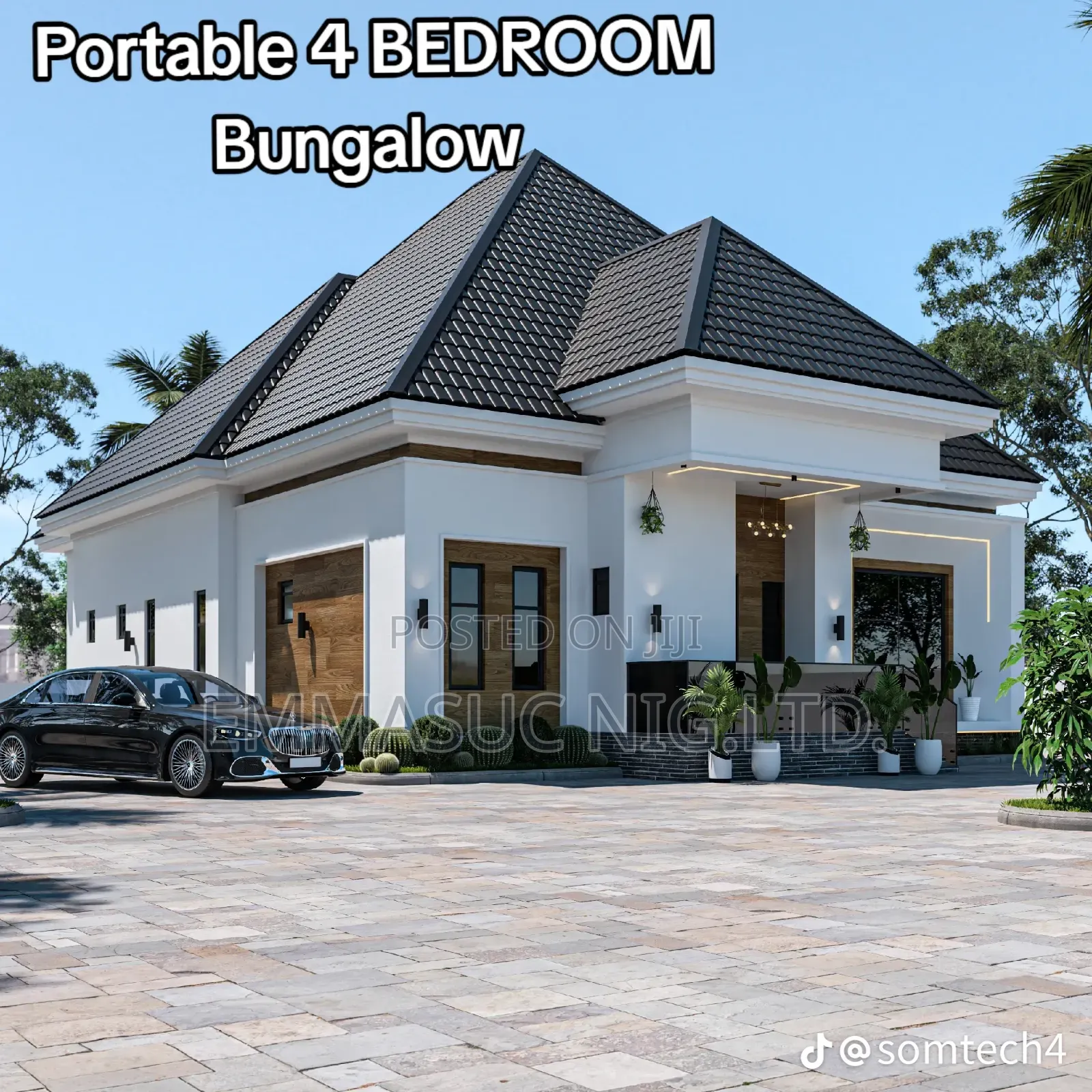 Furnished 4bdrm Bungalow in Paradise Estate, Eneka for sale in Eneka