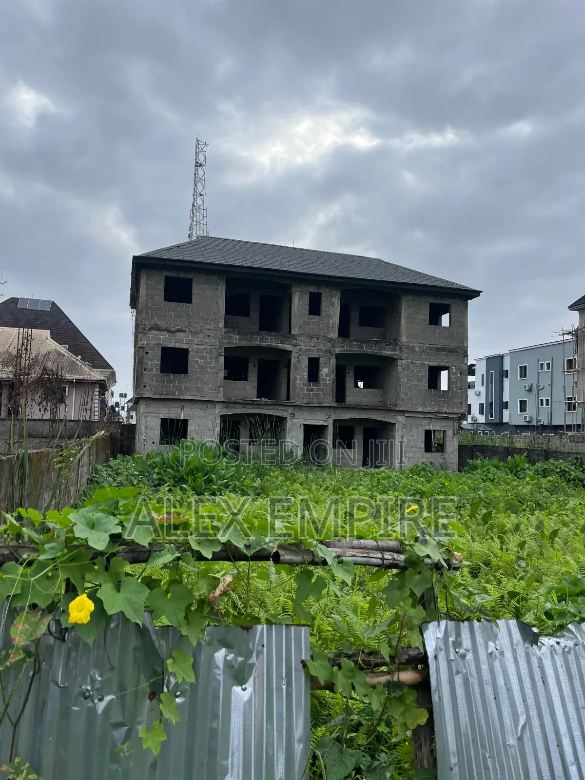 Land With 6 Units of 2 Bedroom Flat for Sale in Ago in Ago Palace