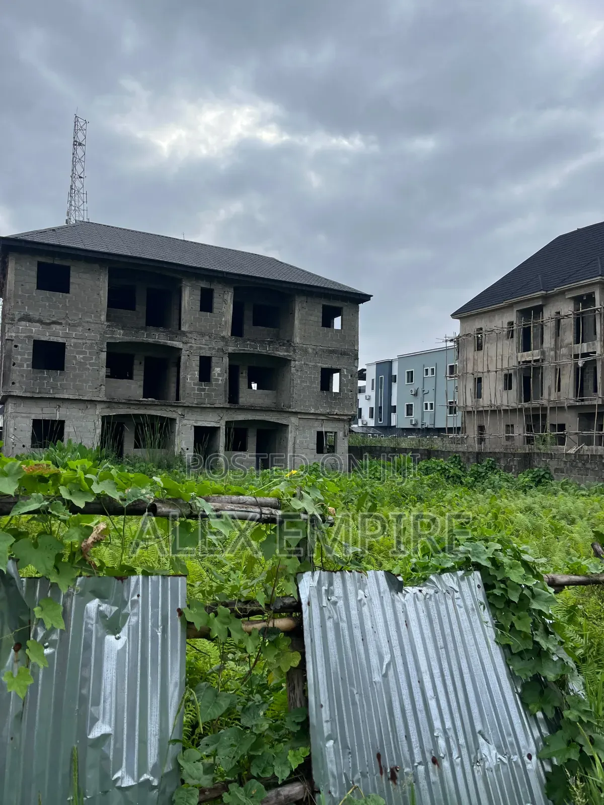 Land With 6 Units of 2 Bedroom Flat for Sale in Ago in Ago Palace