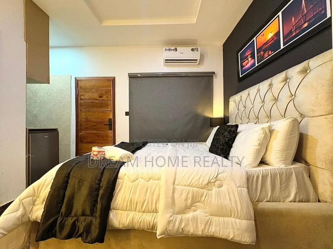 Comfortable Serviced Furnished Studio Apartment With Personal Kitchen in Ikate-Elegushi
