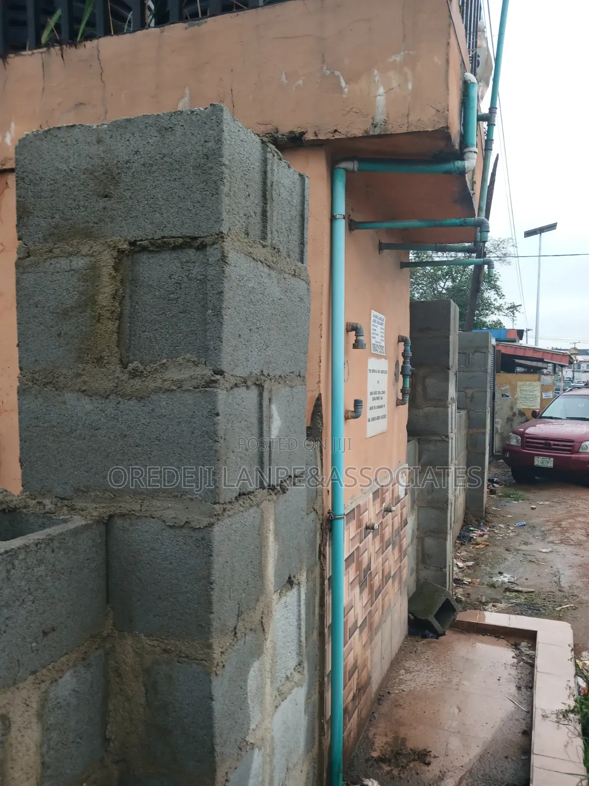 Prime Commercial 2 Plots of Land Facing the Road at Funmilayo in Mulero