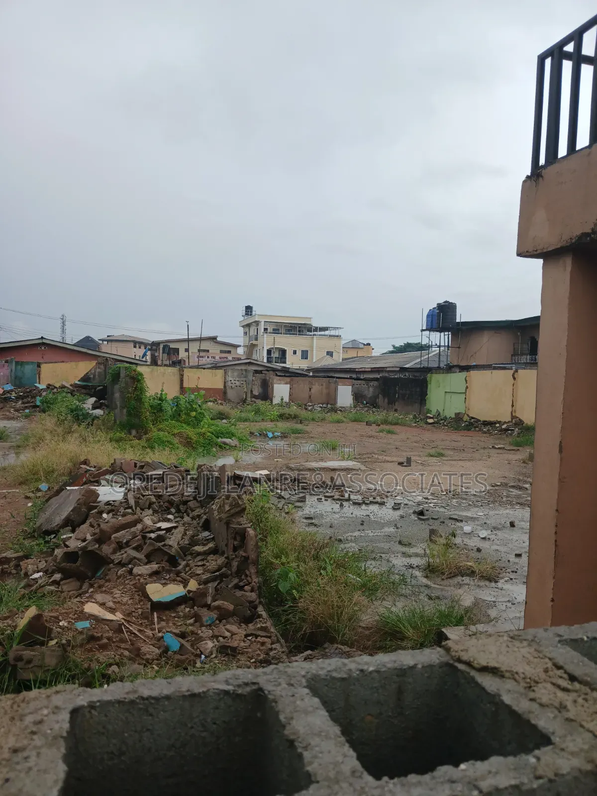 Prime Commercial 2 Plots of Land Facing the Road at Funmilayo in Mulero