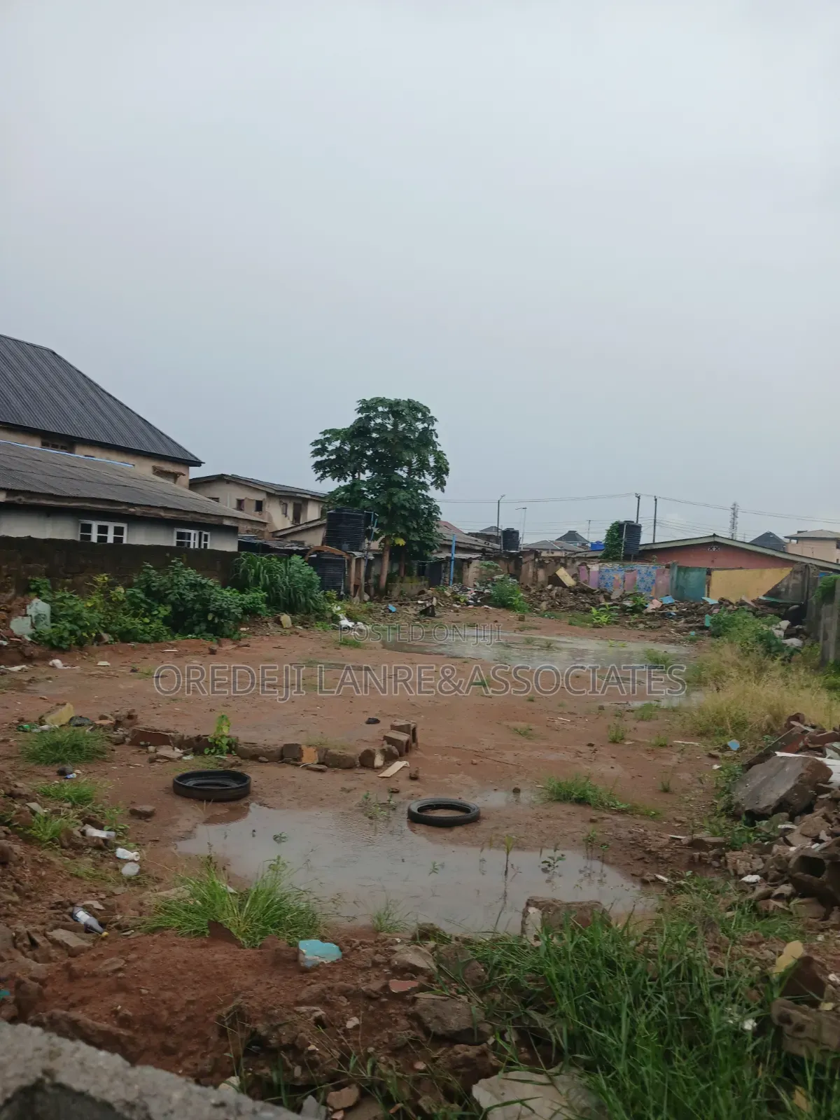 Prime Commercial 2 Plots of Land Facing the Road at Funmilayo in Mulero