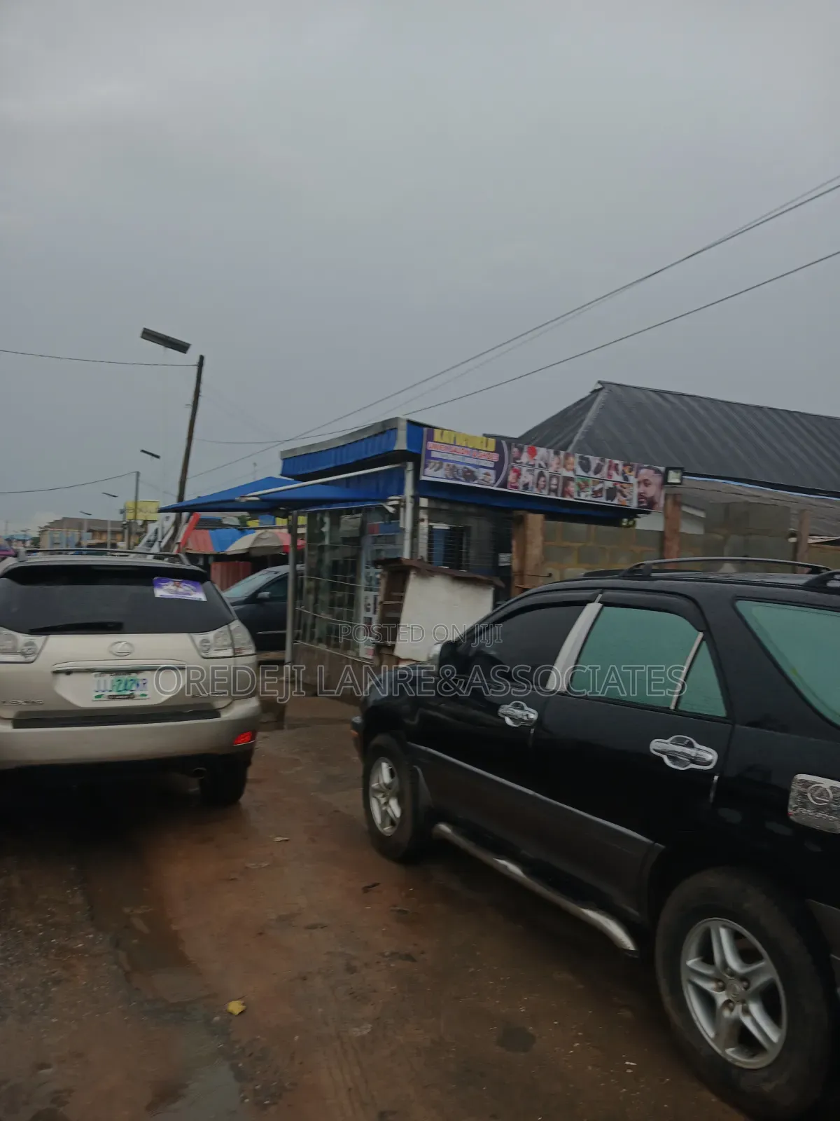 Prime Commercial 2 Plots of Land Facing the Road at Funmilayo in Mulero