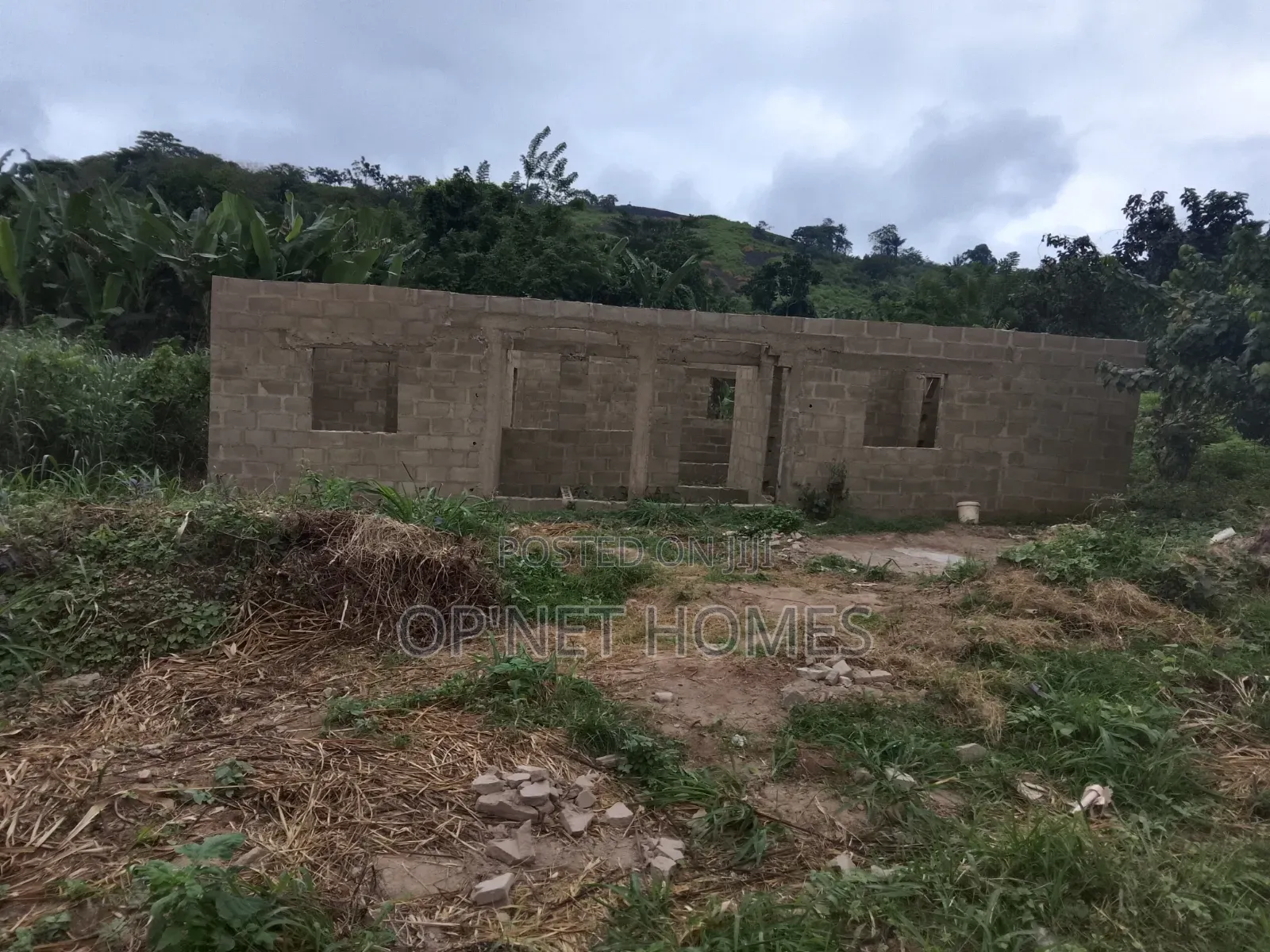 An Uncompleted Building on a Full Plot of Land in Akure