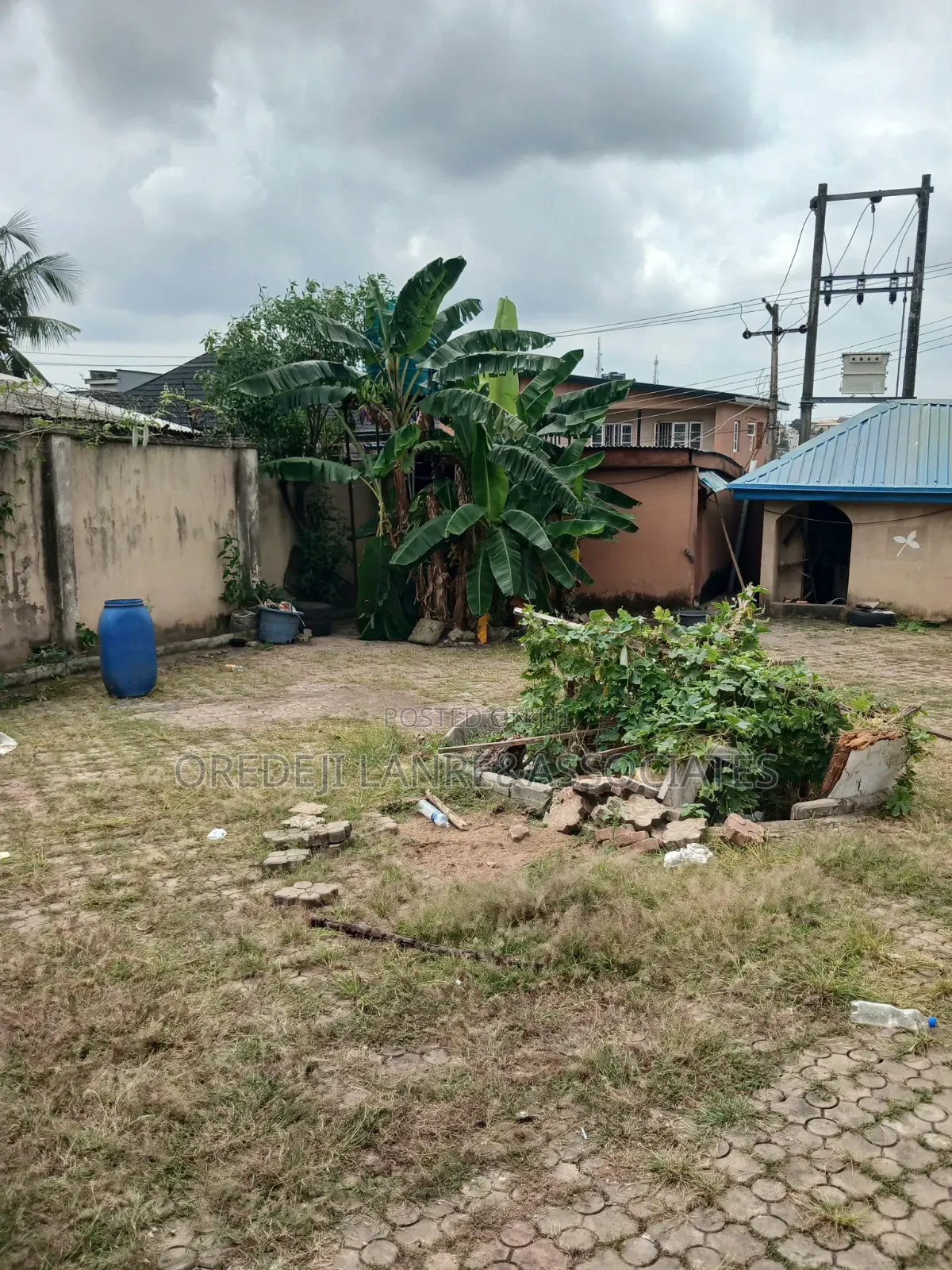Sweet 30ft by 100ft Half Plot Off College Road Ogba.N87m Net in Ifako-Ogba