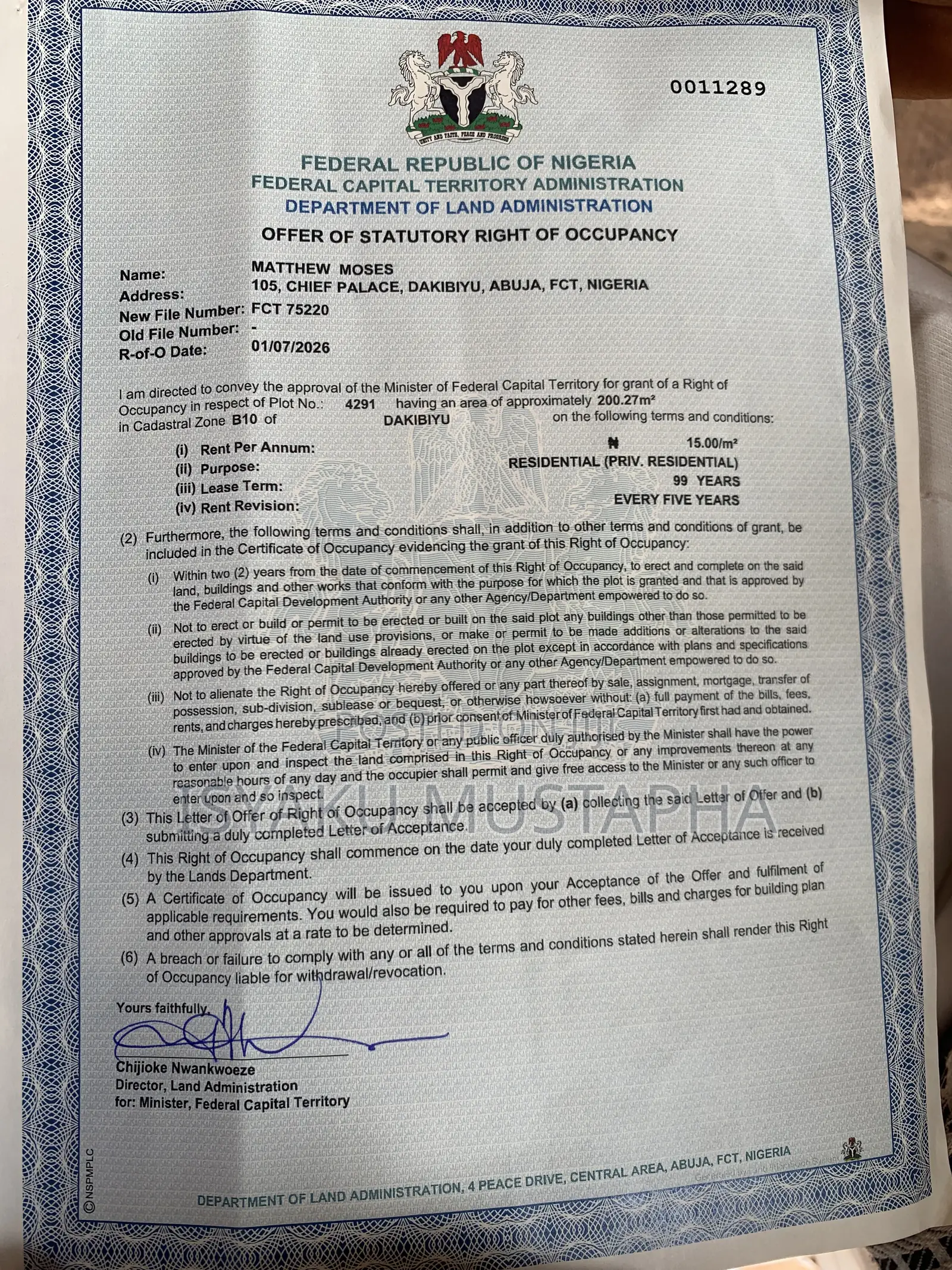 Estate Plot for Sale in Dakibiyu