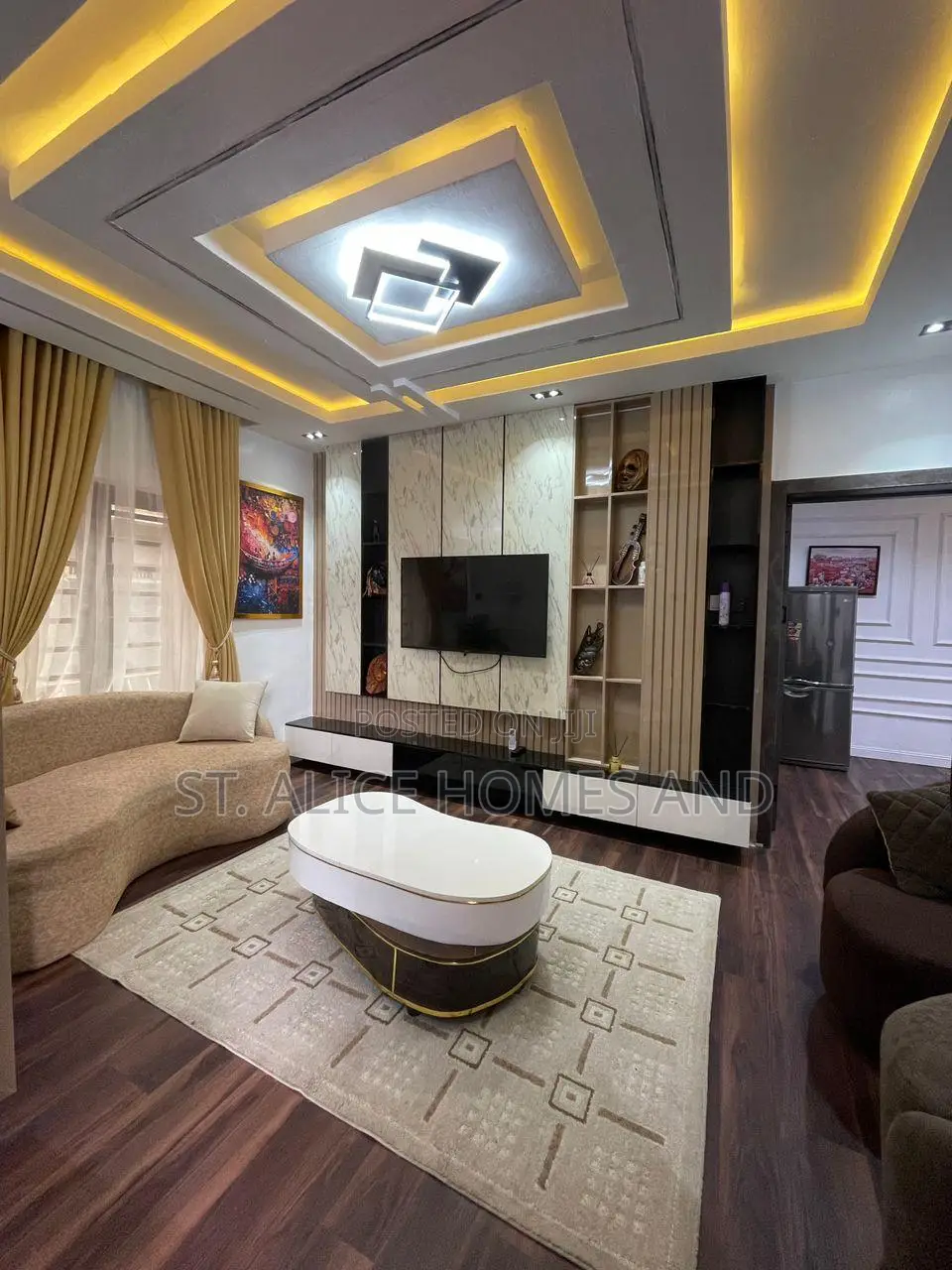 Heaven 2 Bedroom Apartment With Washing Machine & Private Balcony in Opebi