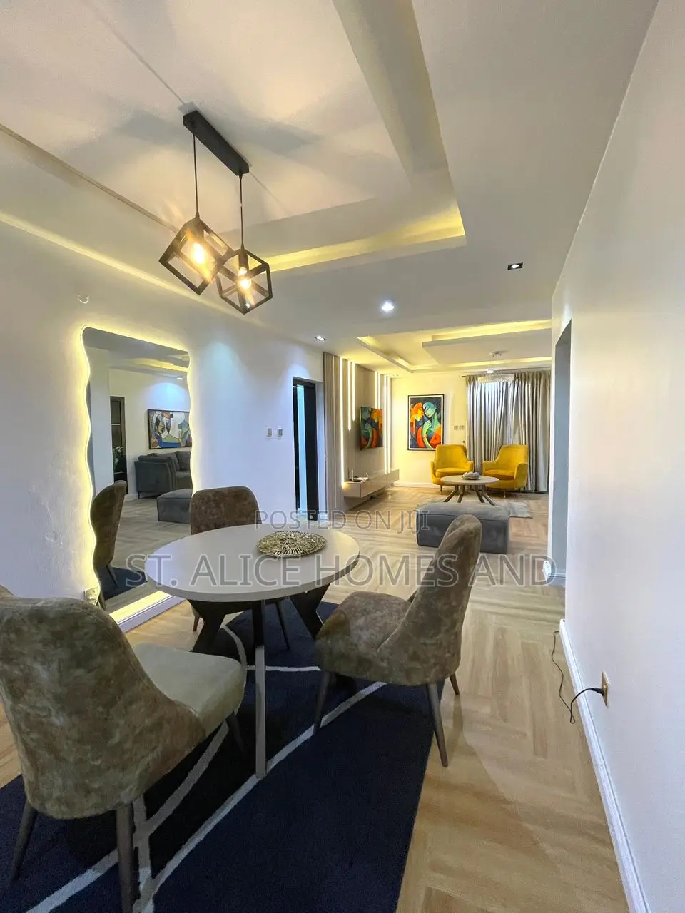 HeavenRidge 3 Bedroom Apartment With Washing Machine & Private Balcony in Opebi