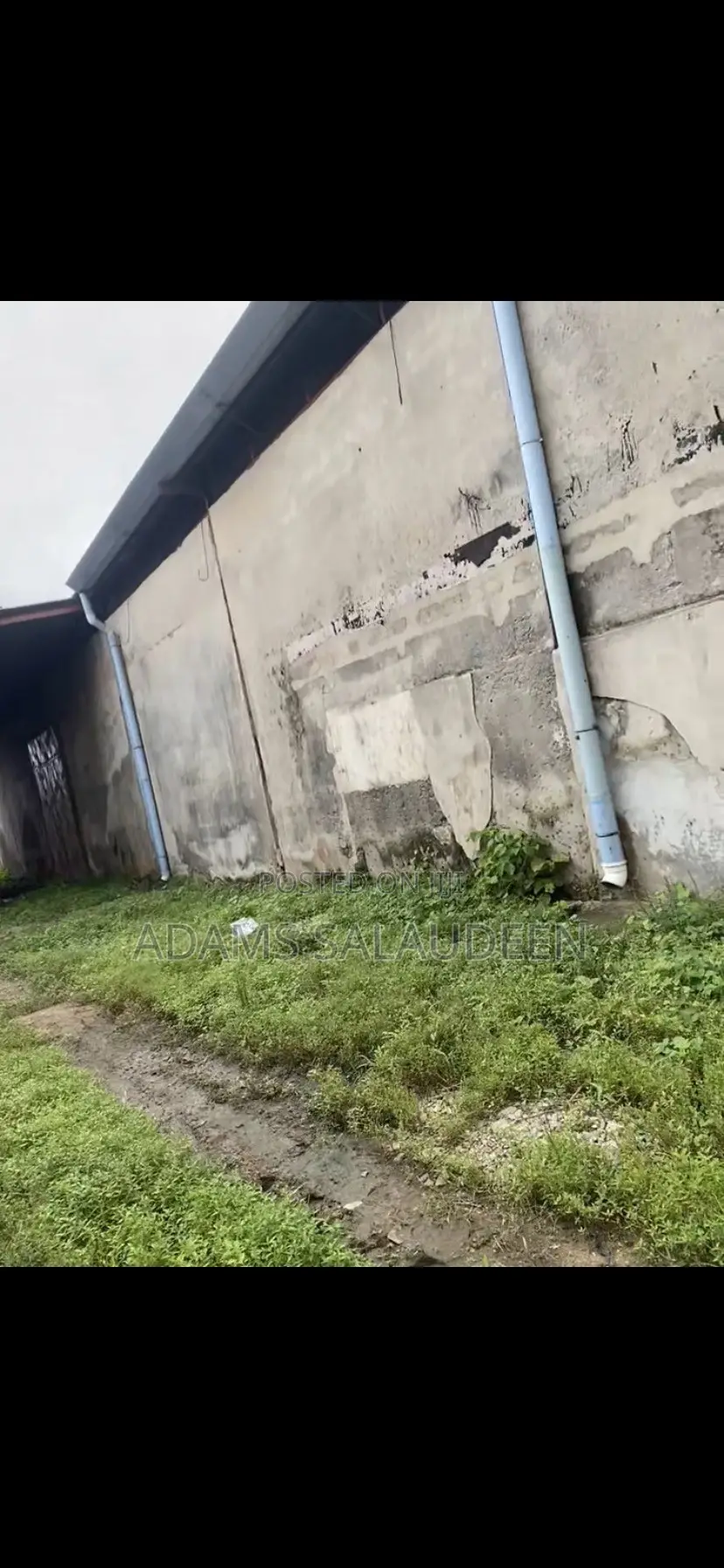 5bay Commercial Warehouse on the Main Road in Alagbado
