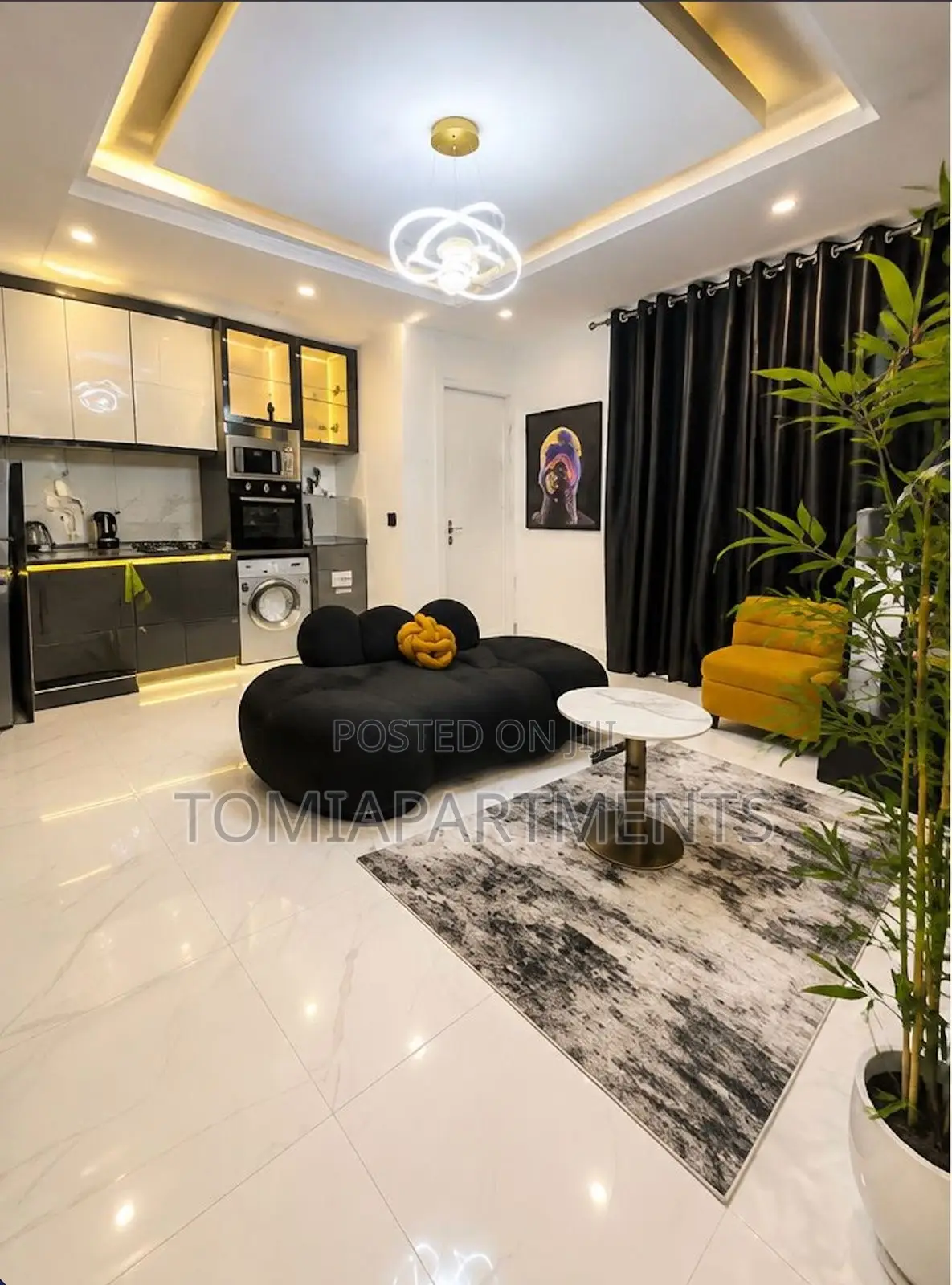 Cozy One Bedroom Shortlet Apartment in Ikate, Lekki in Ikate