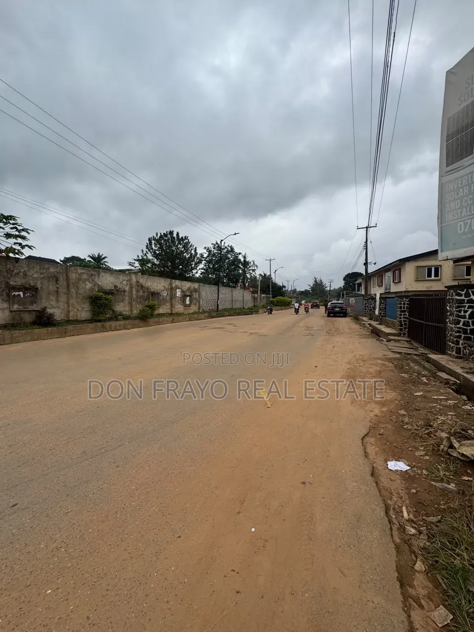 3168 SQM of Coner Piece Land for Sale at Jericho / Idishin Main Road in Jericho