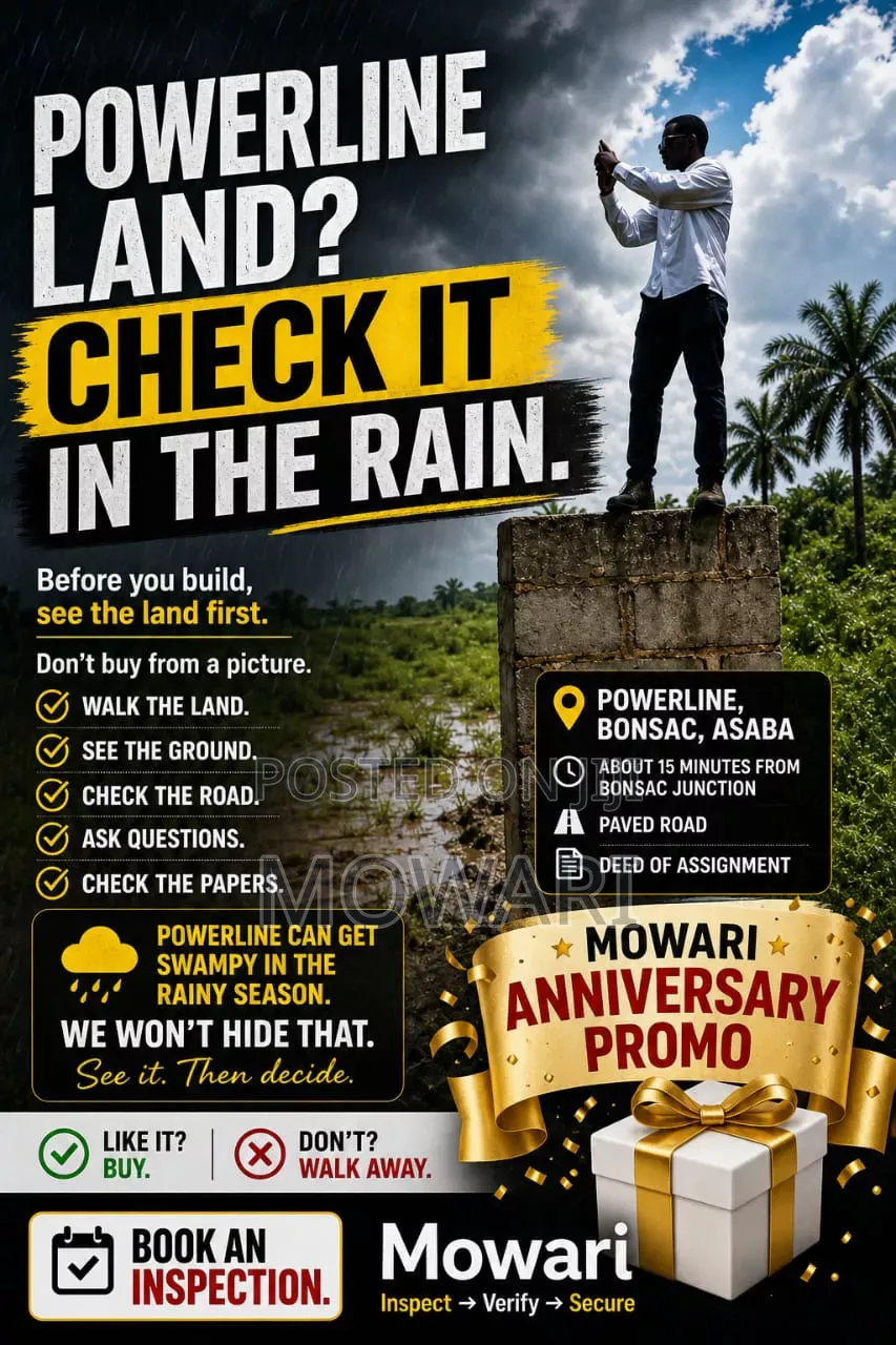 Powerline Land? Check It in the Rain in Oshimili South