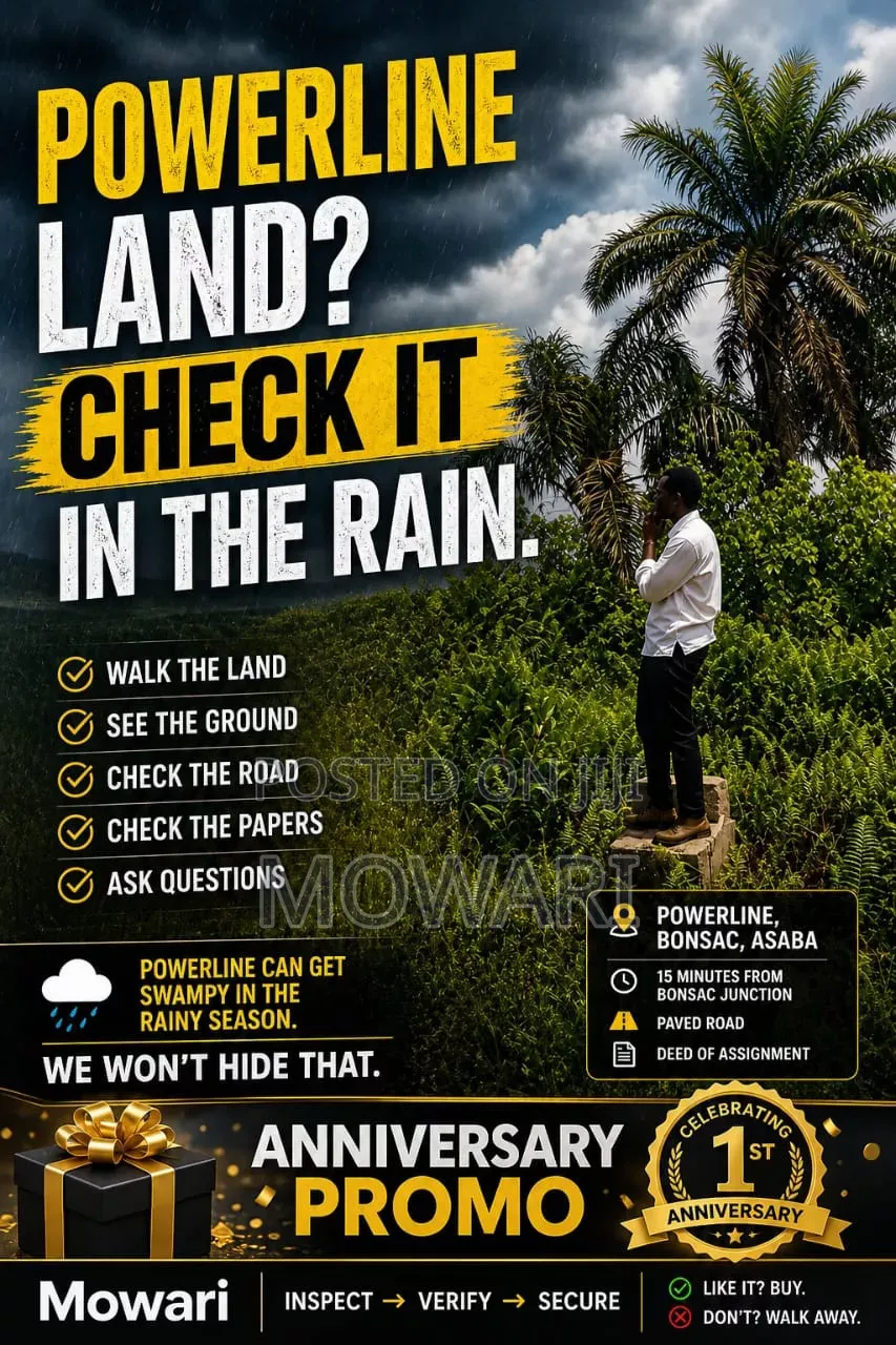 Powerline Land? Check It in the Rain in Oshimili South