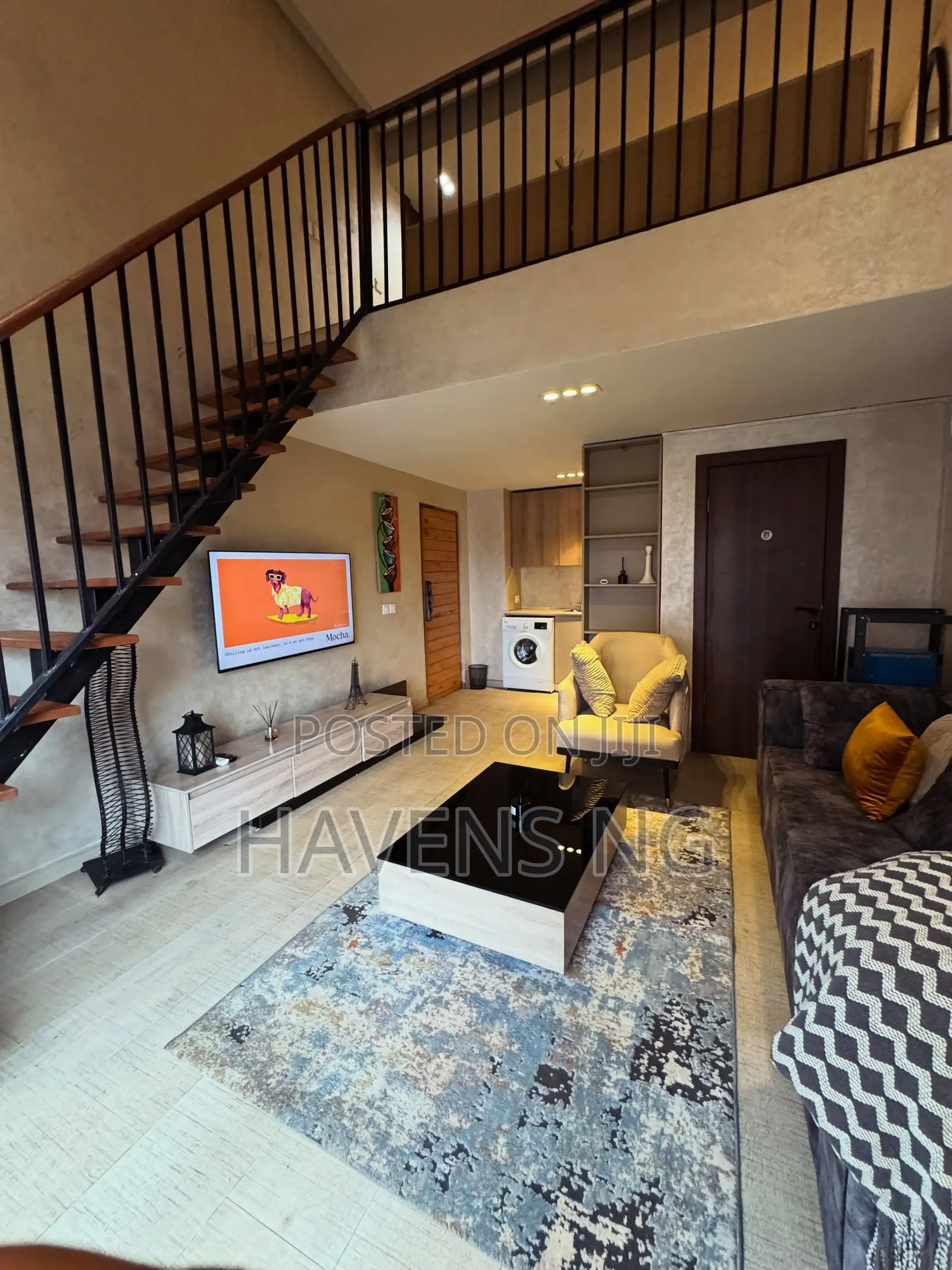 Modern Loft-Style Studio — Yaba in Akoka