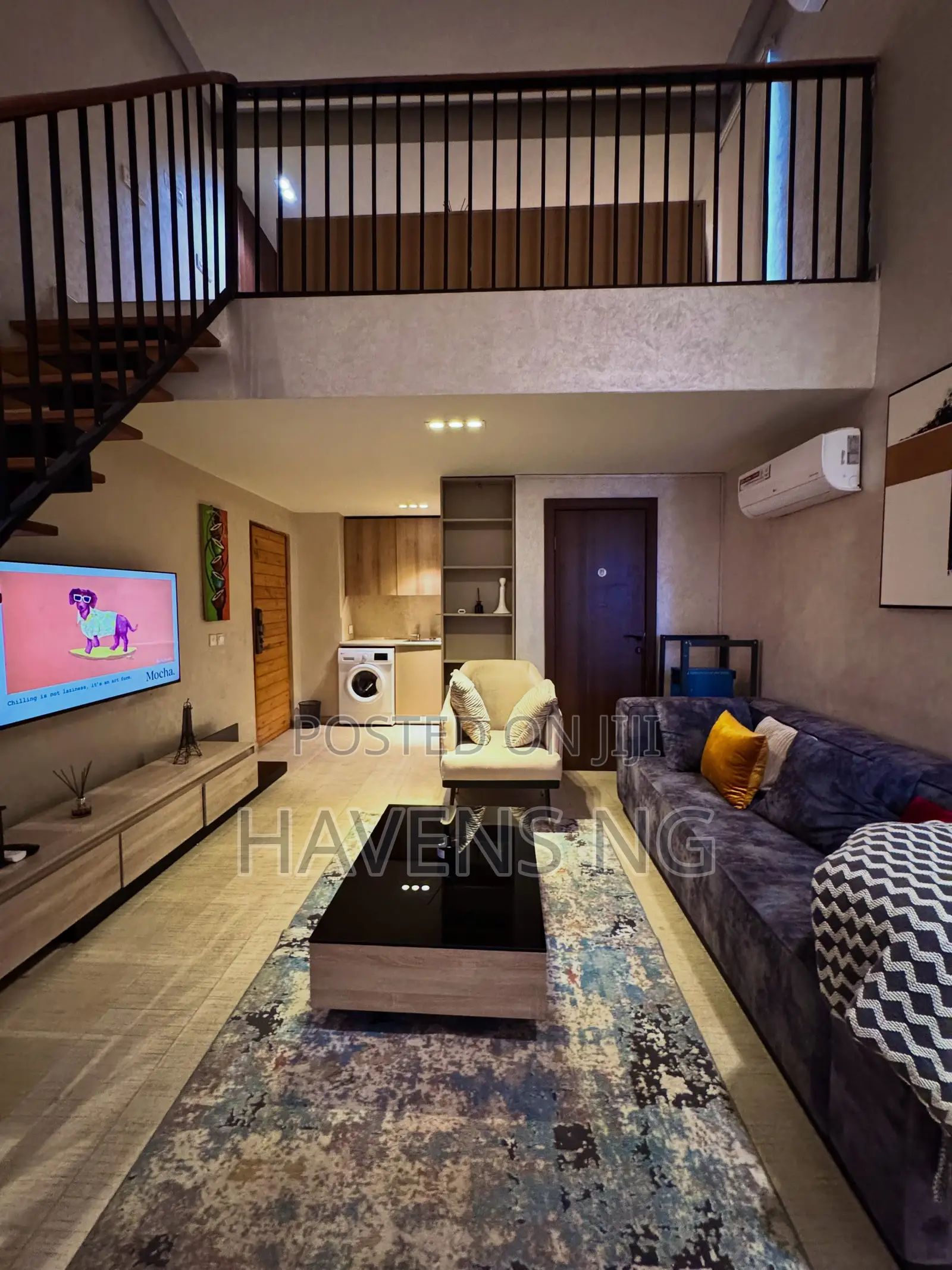 Modern Loft-Style Studio — Yaba in Akoka