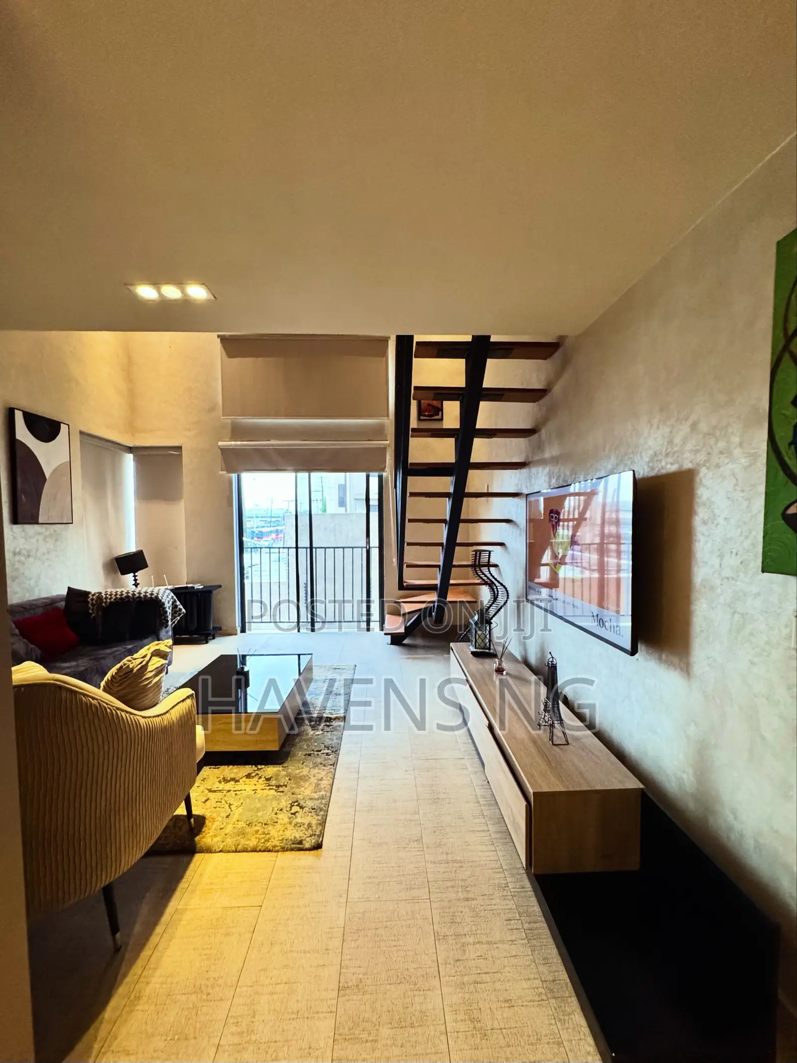 Modern Loft-Style Studio — Yaba in Akoka