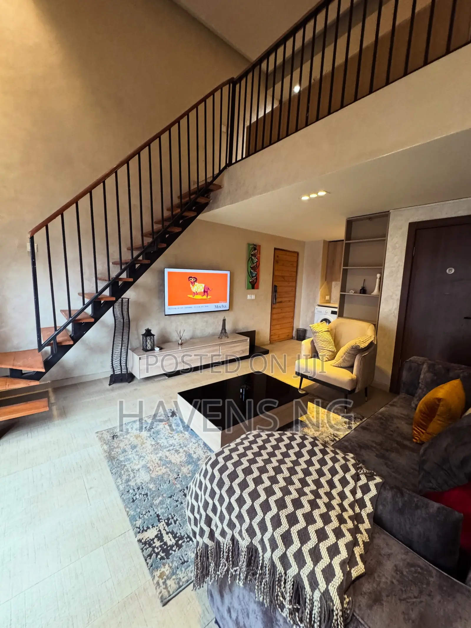 Modern Loft-Style Studio — Yaba in Akoka