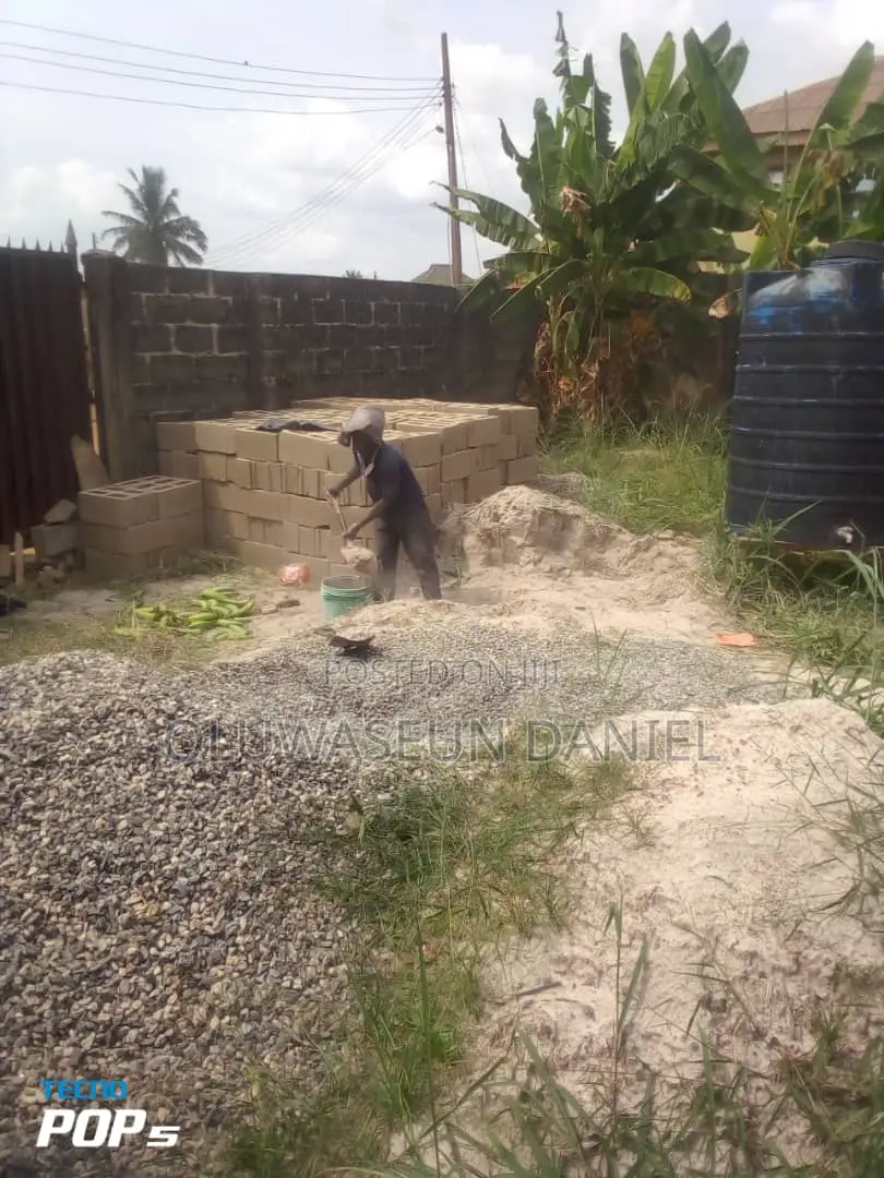 Uncompleted Building on Half Plot of Land in Ado-Odo/Ota