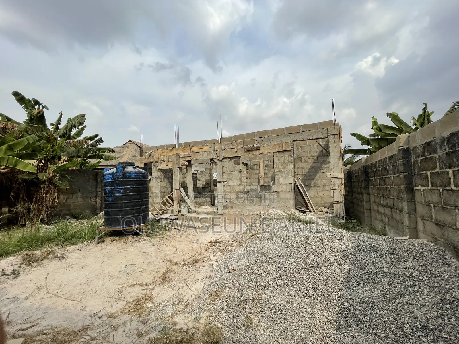Uncompleted Building on Half Plot of Land in Ado-Odo/Ota