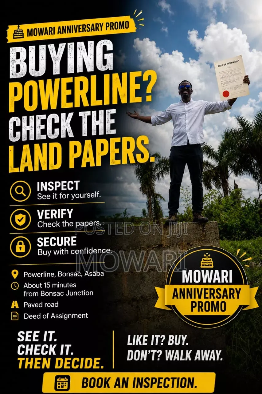 Buying Powerline? Check the Land Papers in Oshimili South