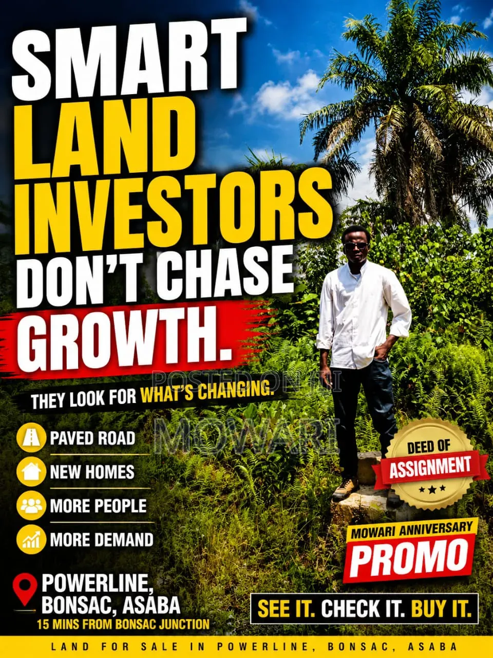 Smart Land Investors Don't Chase Growth in Oshimili South