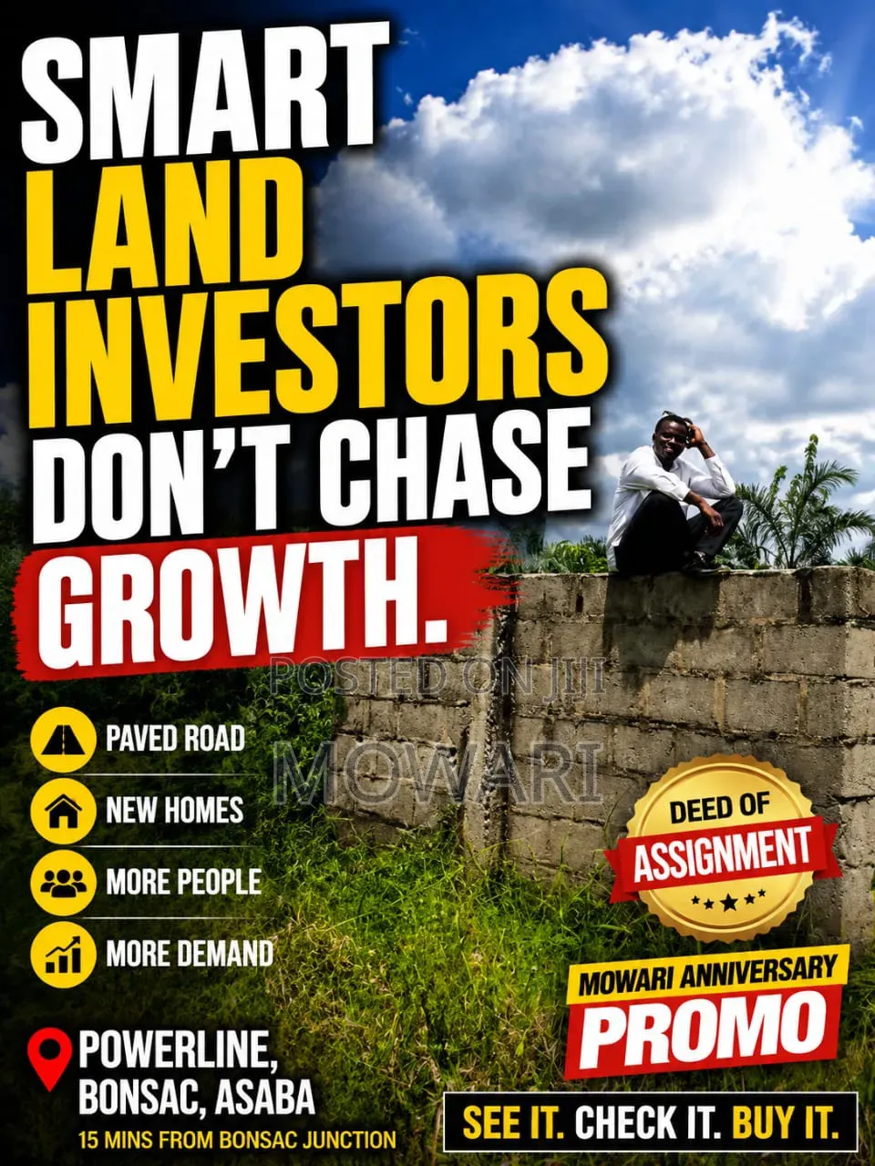 Smart Land Investors Don't Chase Growth in Oshimili South