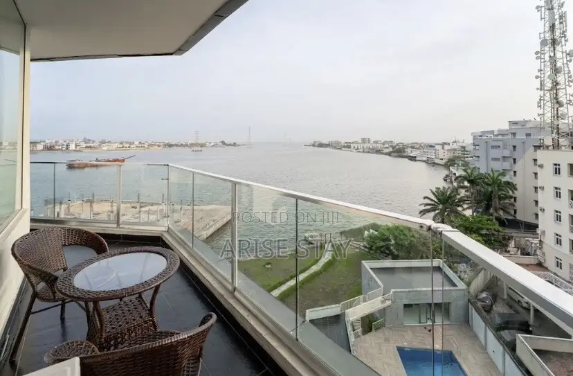 3-Bedroom Water View Apartment With Pool Ps5 | Lekki in Lekki Phase 1