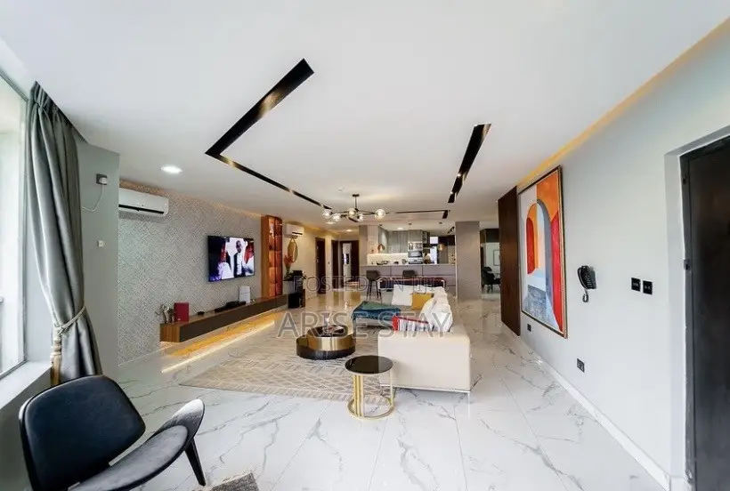 3-Bedroom Water View Apartment With Pool Ps5 | Lekki in Lekki Phase 1